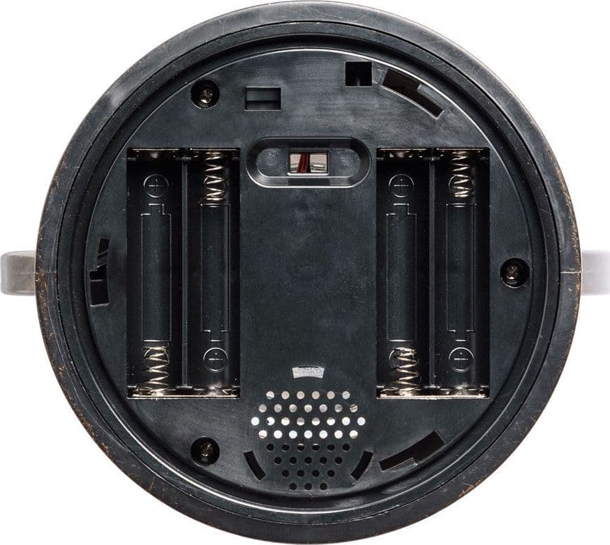 Lanterna natalizia sferica effetto nevicata decorazione casa a led con batteria - 4
