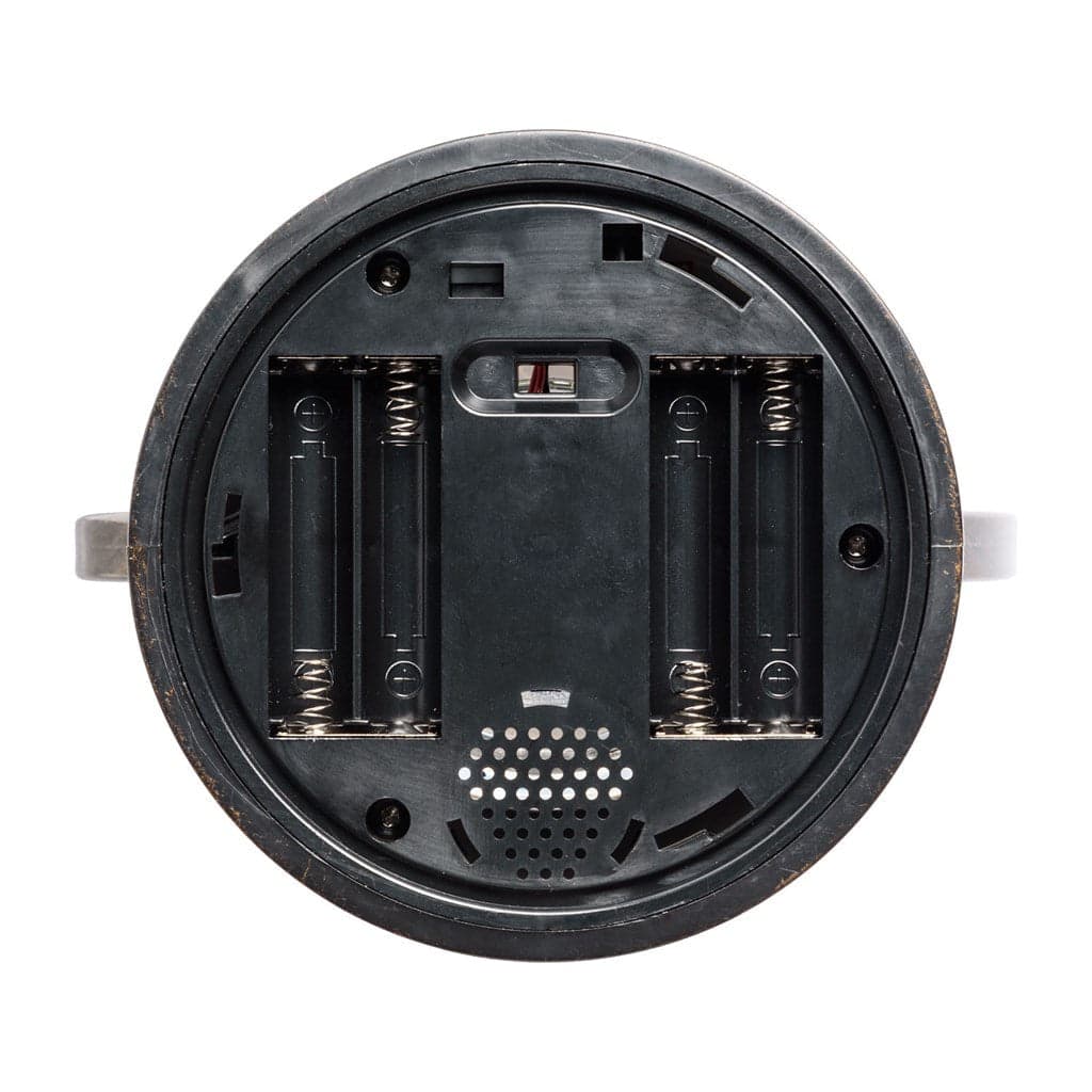 Lanterna natalizia sferica effetto nevicata decorazione casa a led con batteria - 4