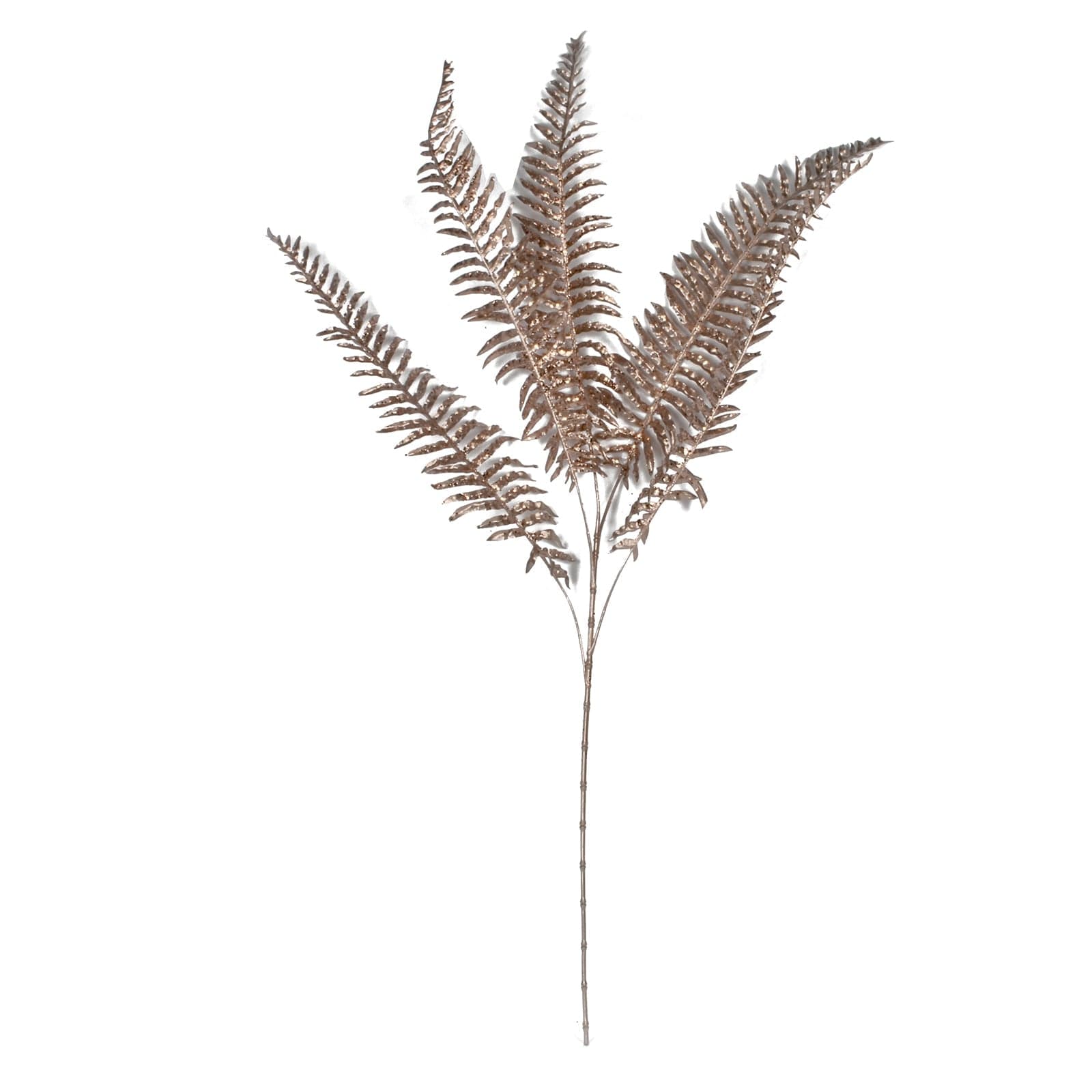 Ramo decorativo foglia laminata "Felce" decorazione per composizioni floreali 90 cm - 3