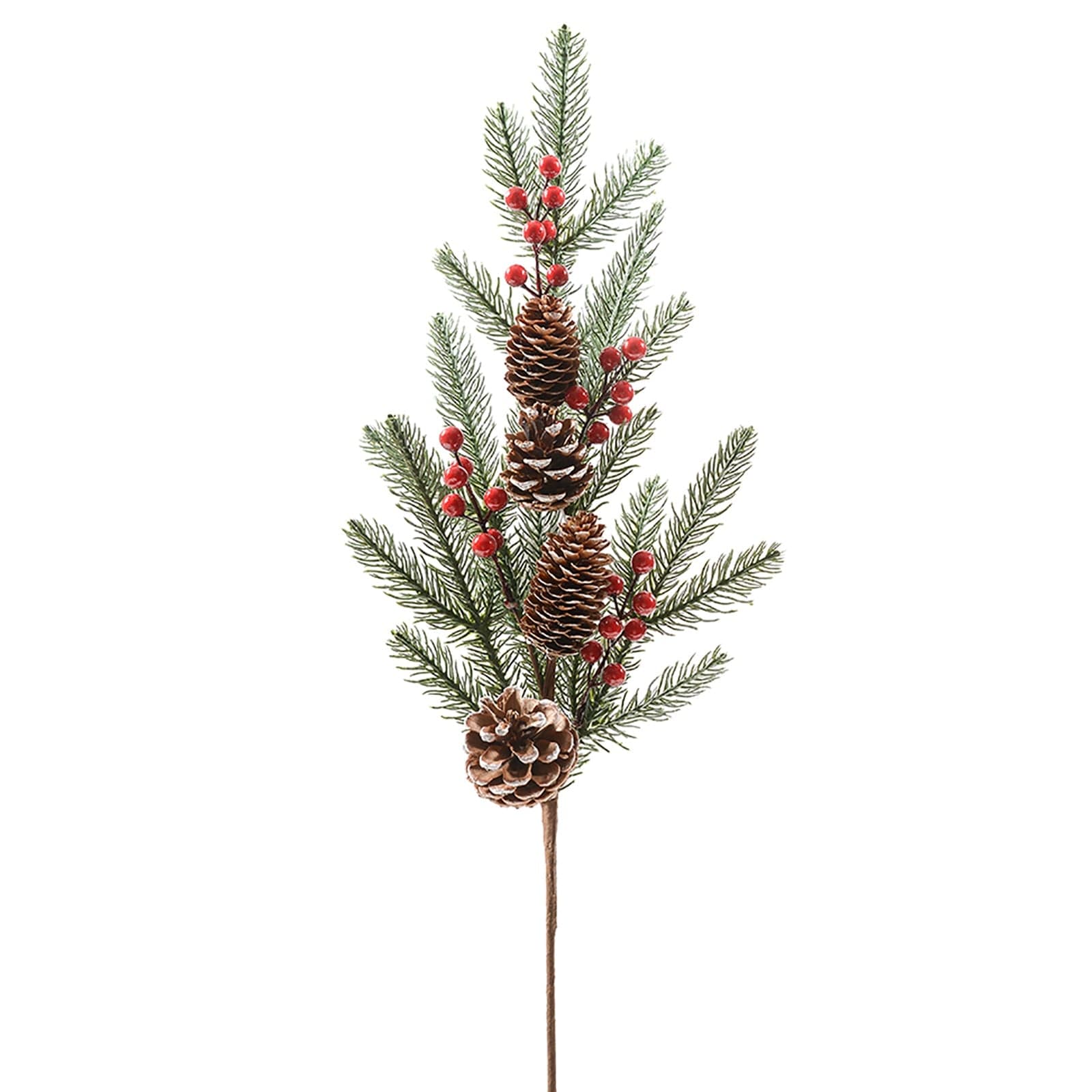 Ramo decorativo con Bacche Rosse per composizioni floreali da 73 cm - 2