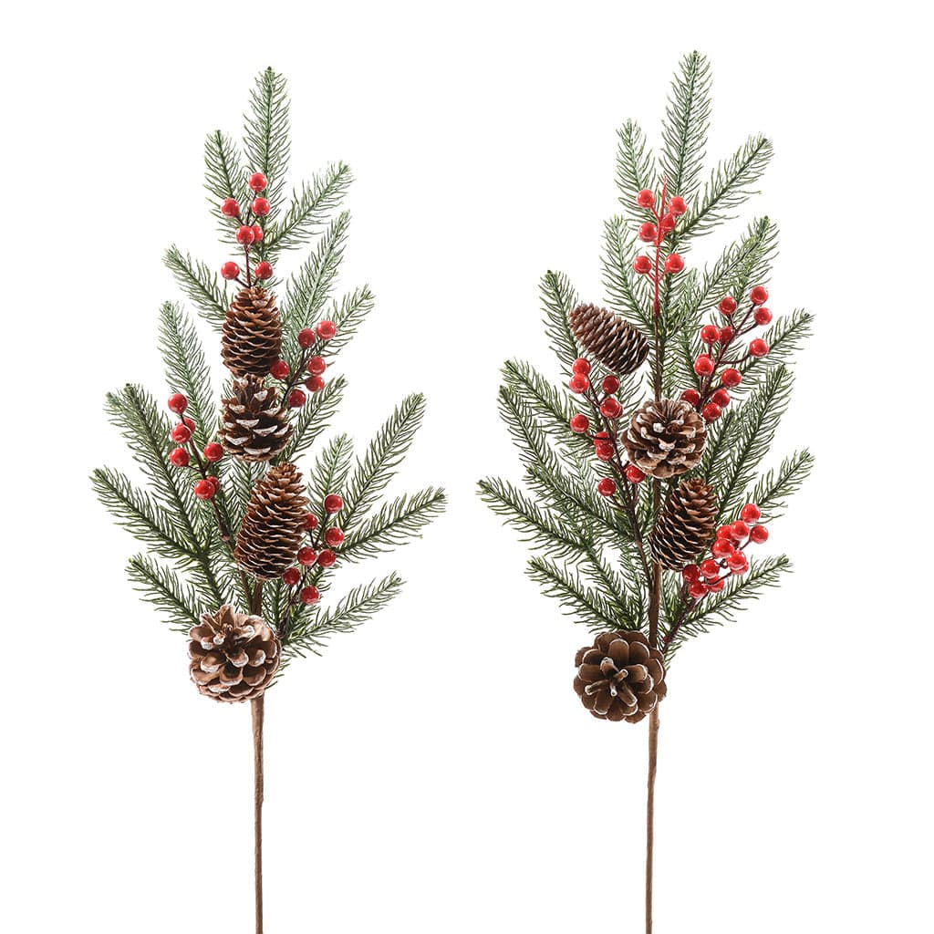 Ramo decorativo con Bacche Rosse per composizioni floreali da 73 cm - 3