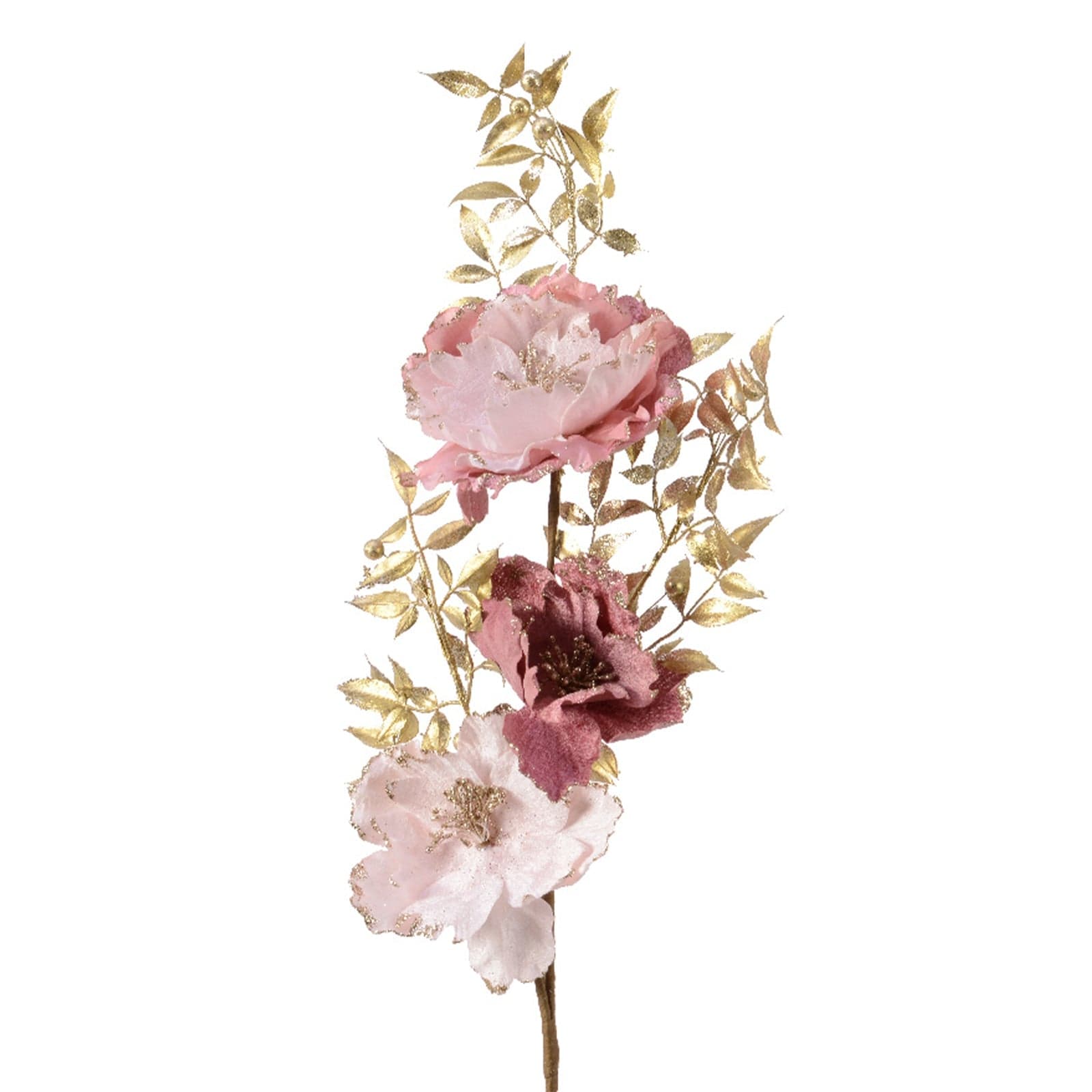 Ramo decorativo con perline per composizioni floreali da 85 cm - 2