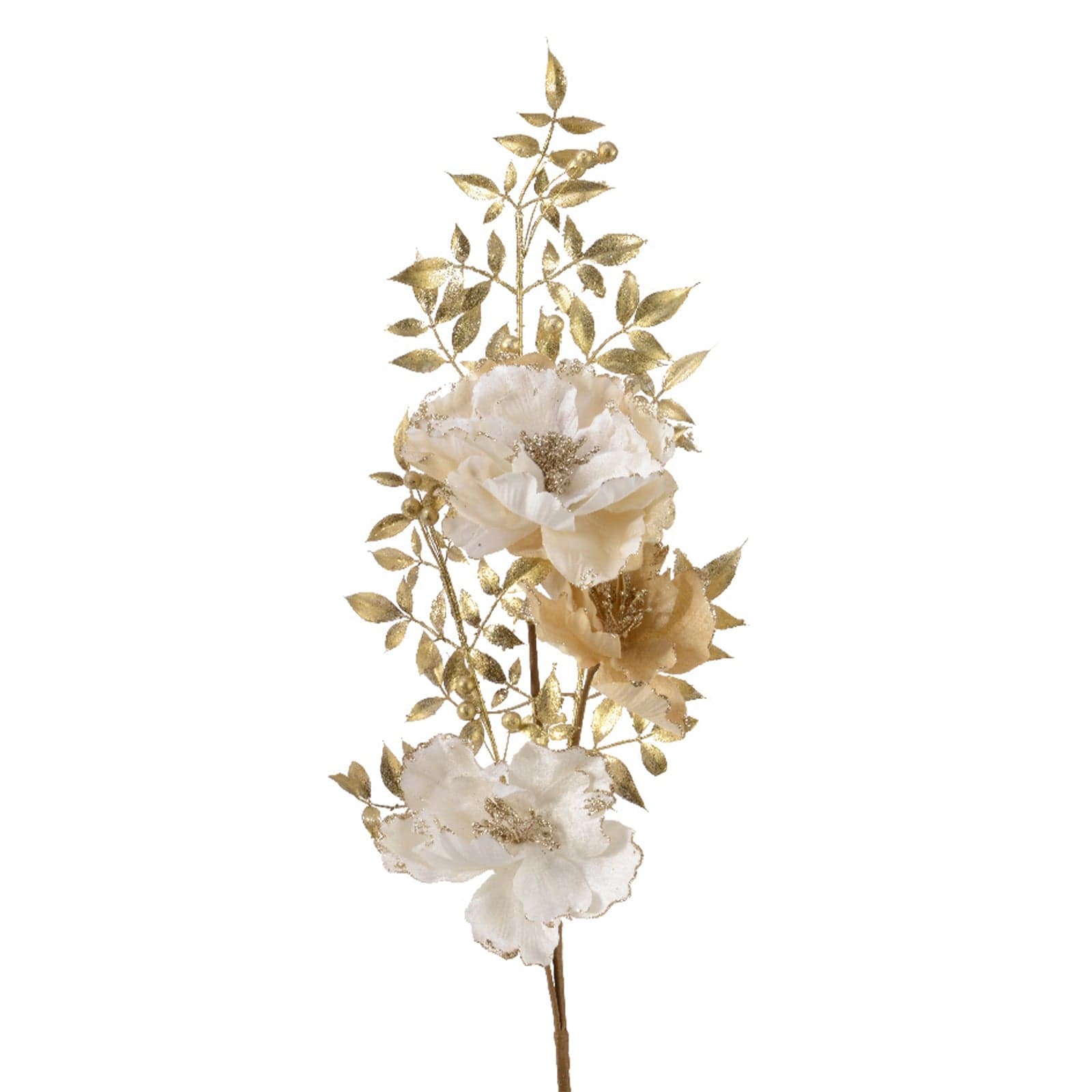 Ramo decorativo con perline per composizioni floreali da 85 cm - 3