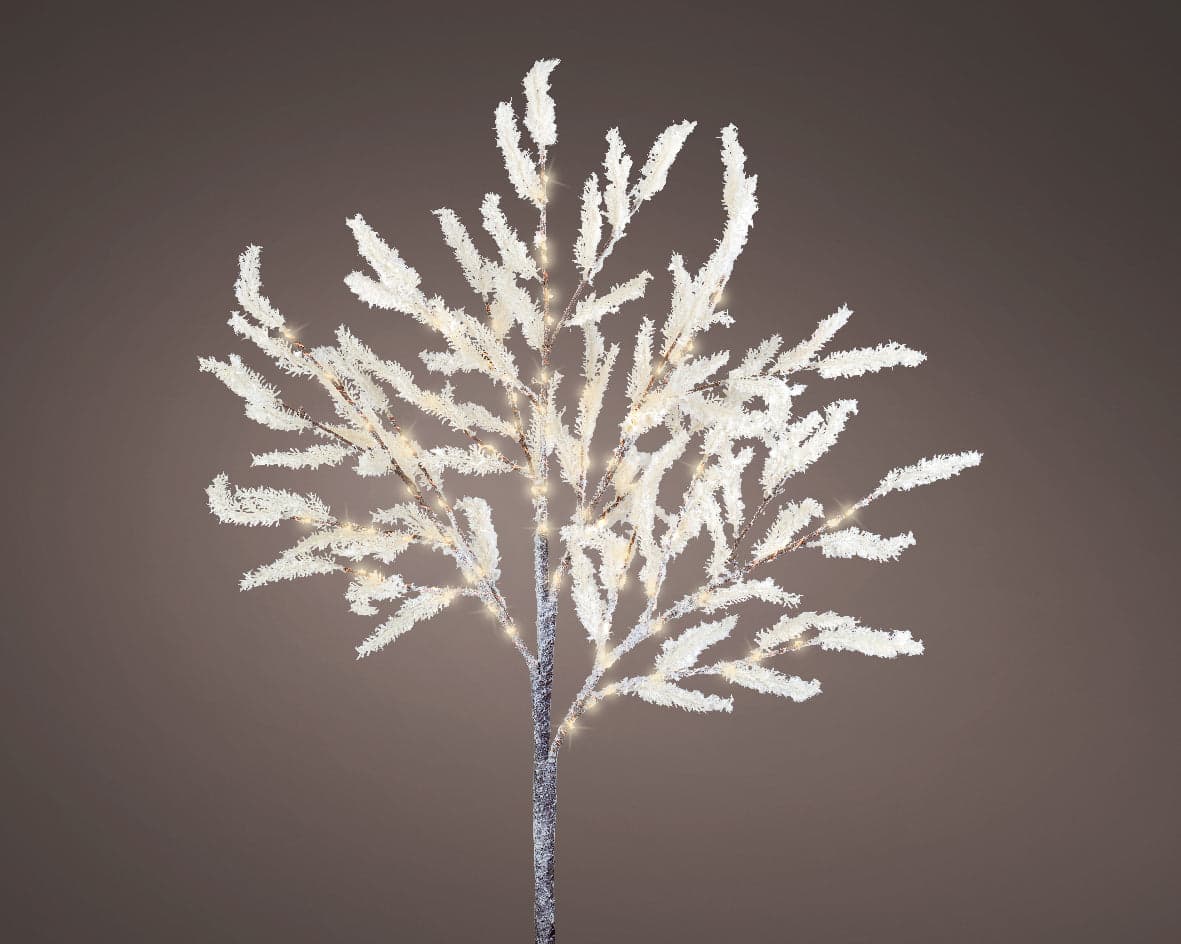 Ramo decorativo con LED decorazione natalizia per composizioni floreali da 120 cm - 2