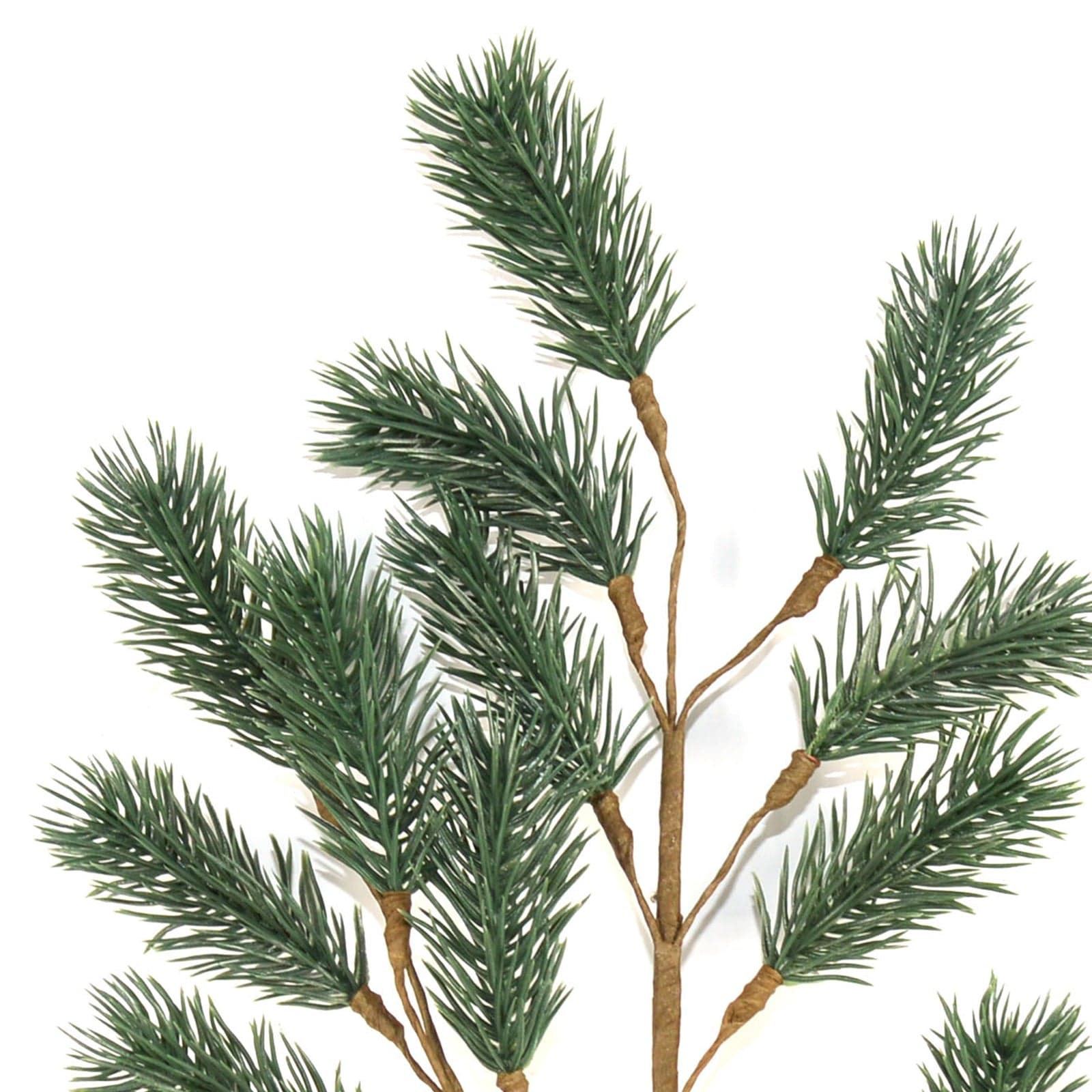 Ramo effetto real touch decorazione natalizia per albero di natale h 65 cm - 2