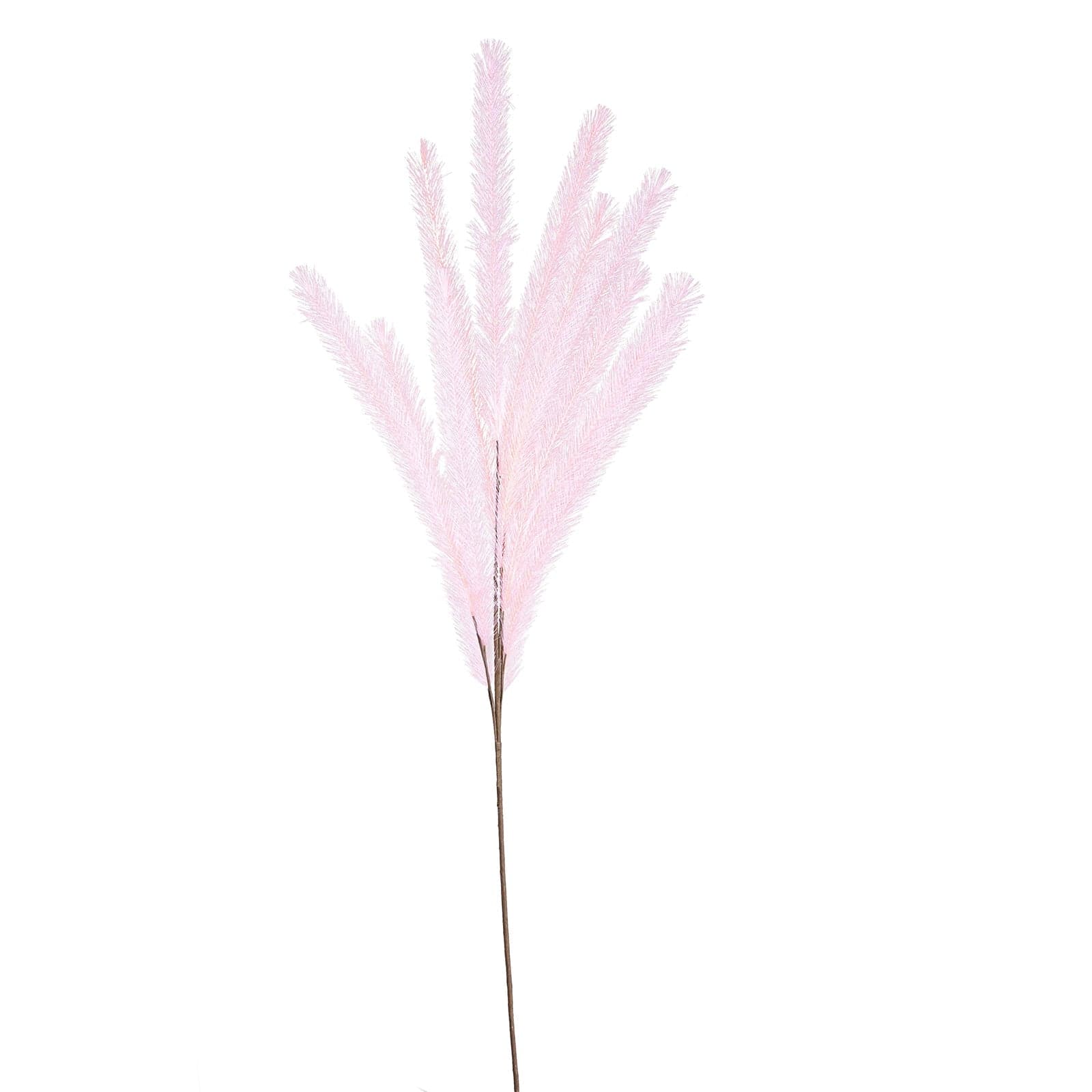Ramo decorativo "Pavone" color Rosa Ø 10 x h 90 cm - 3