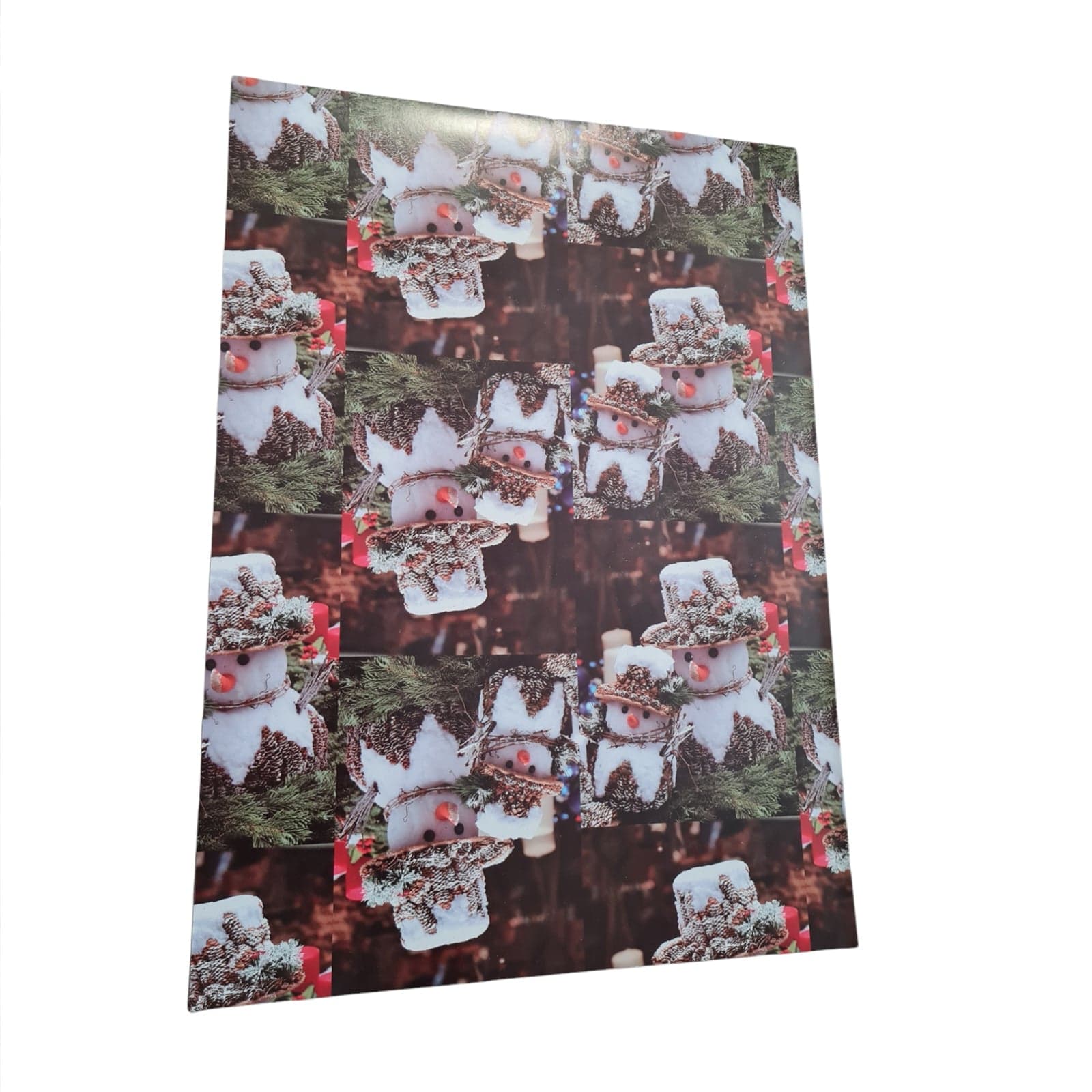 Carta da regalo natalizia per decorazioni regali fai da te 70x100 cm - 2