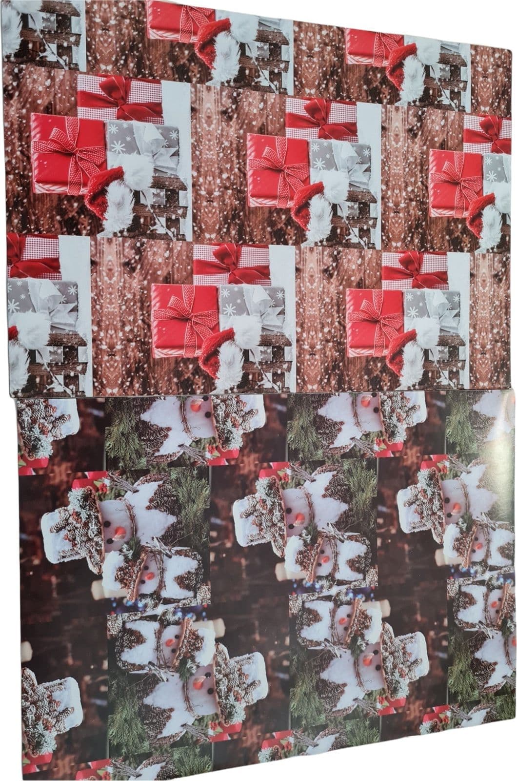 Carta da regalo natalizia per decorazioni regali fai da te 70x100 cm - 3