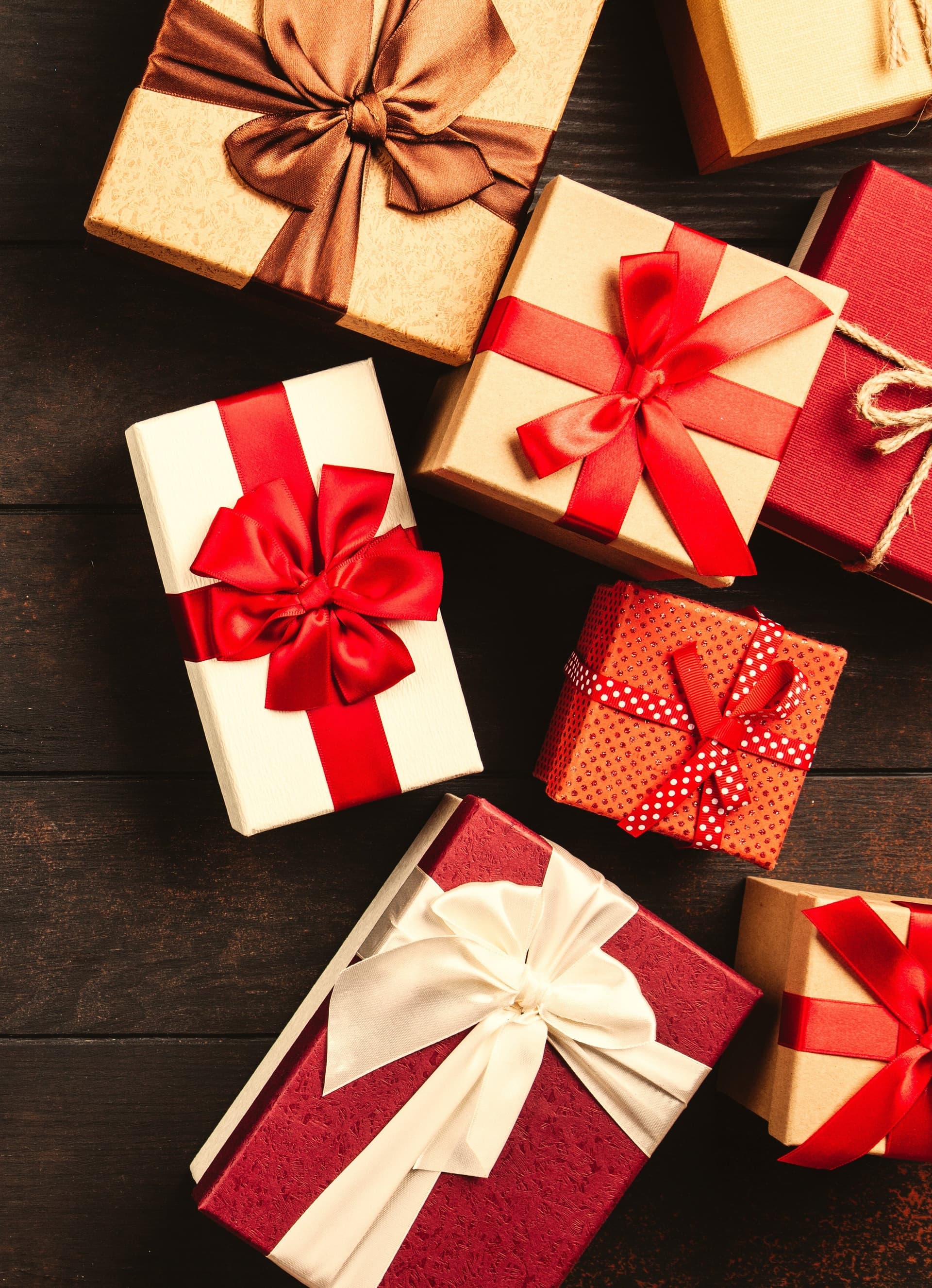 Carta da regalo natalizia per decorazioni fai da te, rotolo 70 x 100 cm Avana - 2