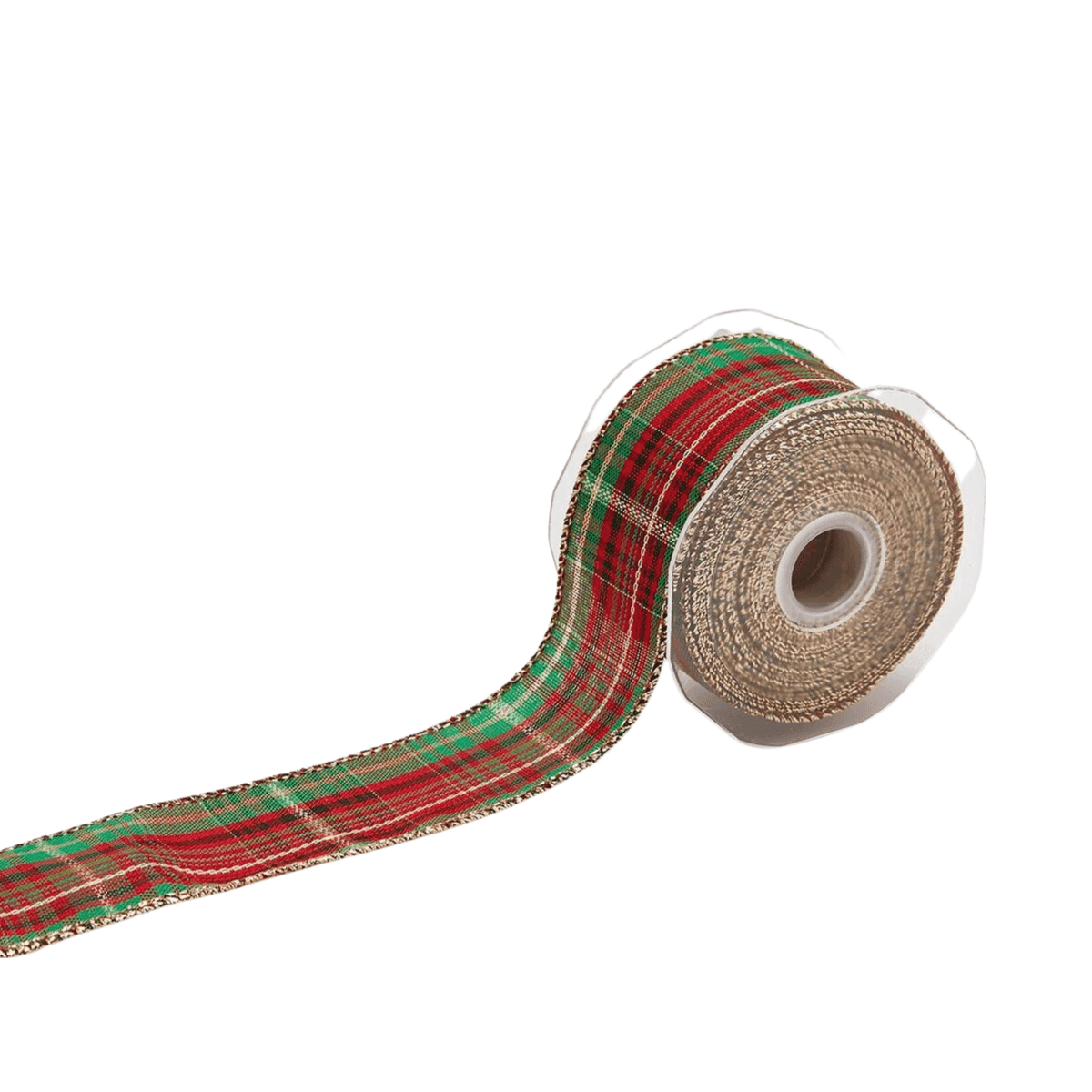 Nastro "Tartan" con motivo scozzese per decorazioni e confezioni natalizie - 2