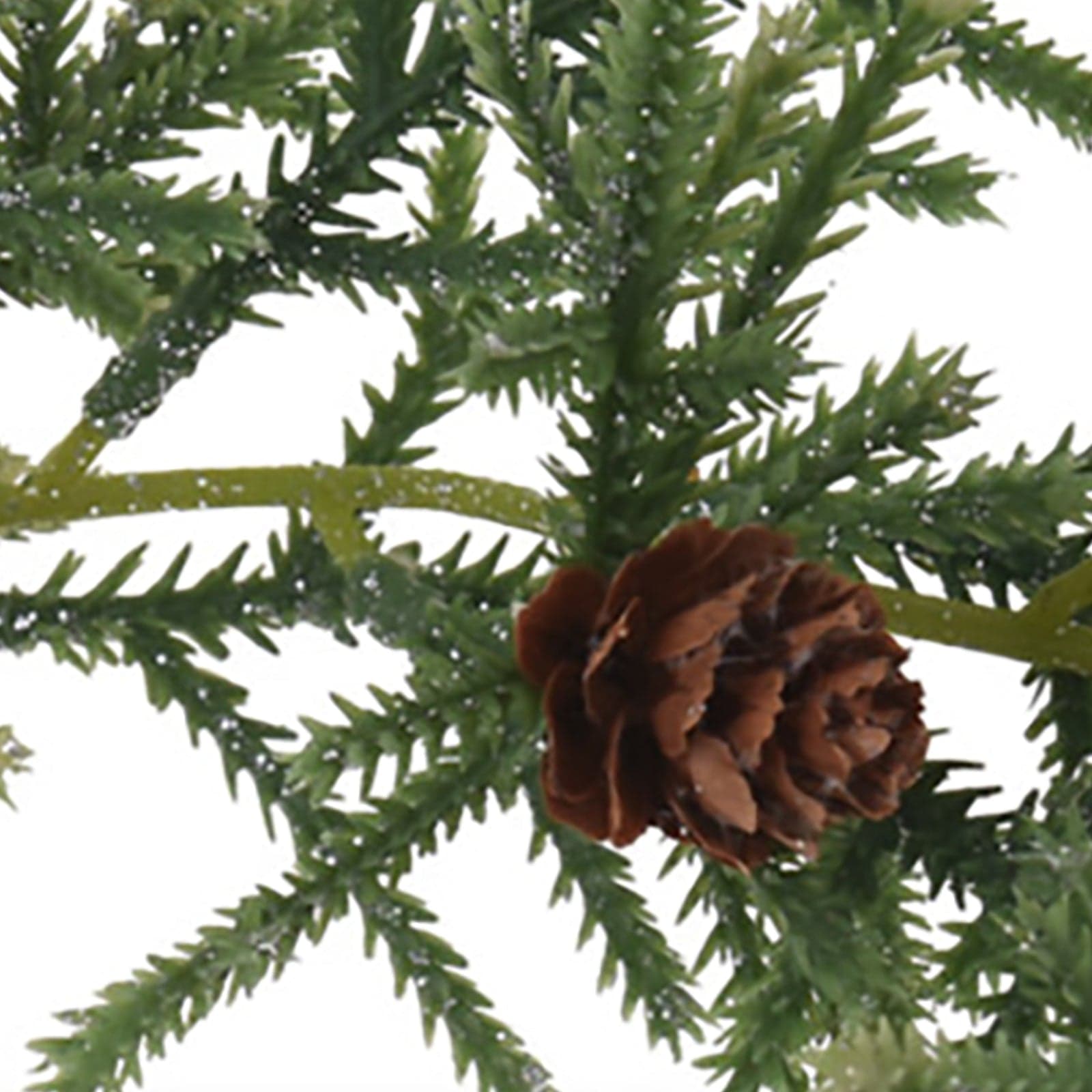 Ghirlanda di Pino per albero di Natale, decorazione in poliestere da 14x180 cm - 3