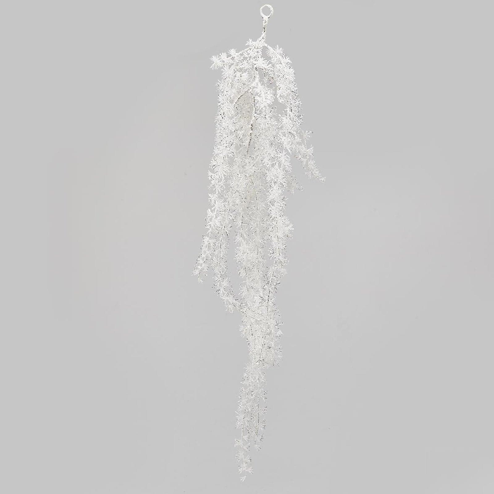Ghirlanda di natale Cedro pendente Bianco decorazione natalizia h 92 cm - 2