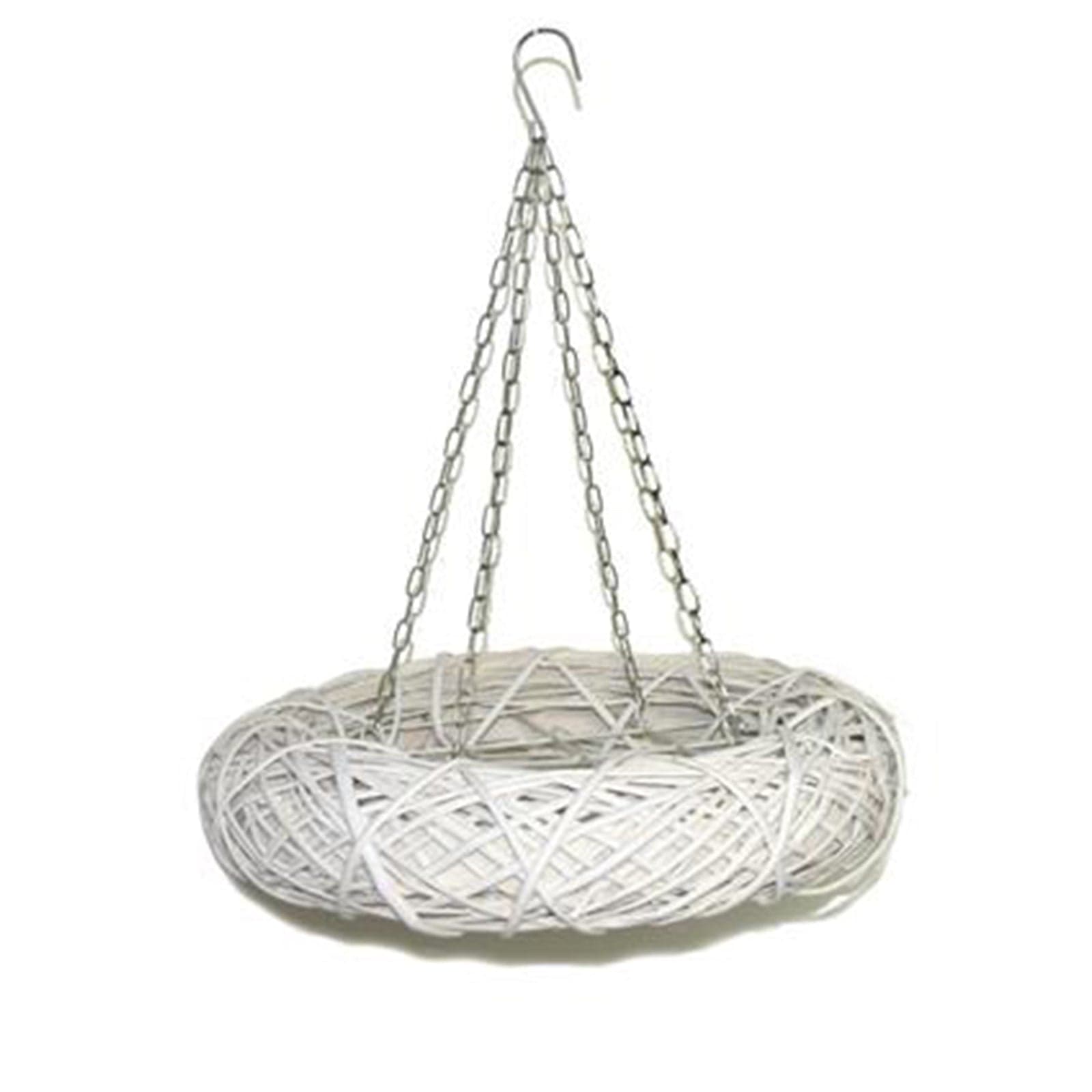 Corona sospesa bianco ø 50 cm retro porta decorazione natalizia ghirlanda