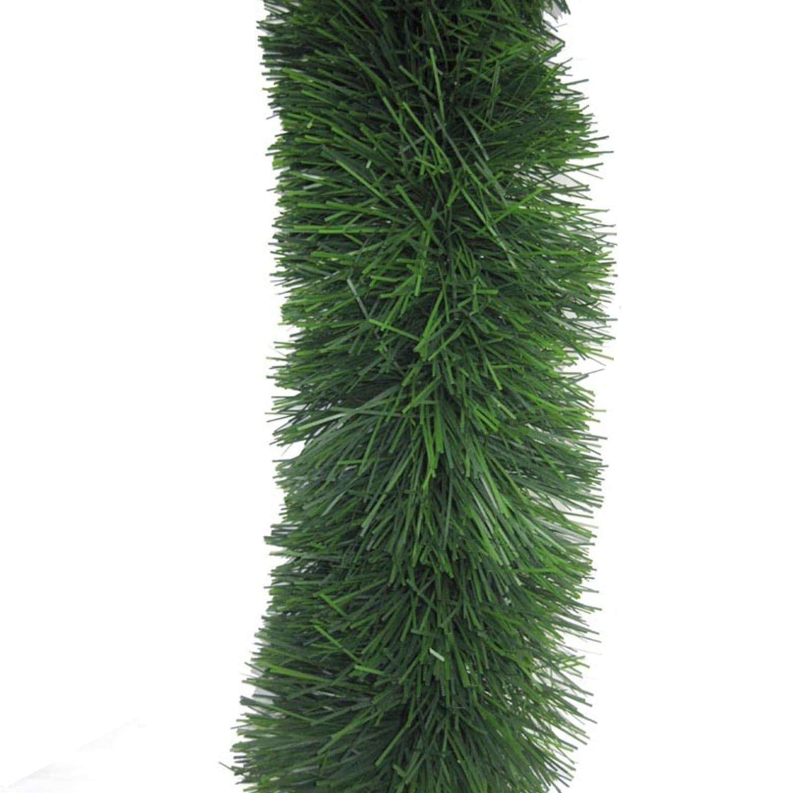 Ghirlanda natalizia morbida festone decorativo per interno ed esterno 270 cm - 2