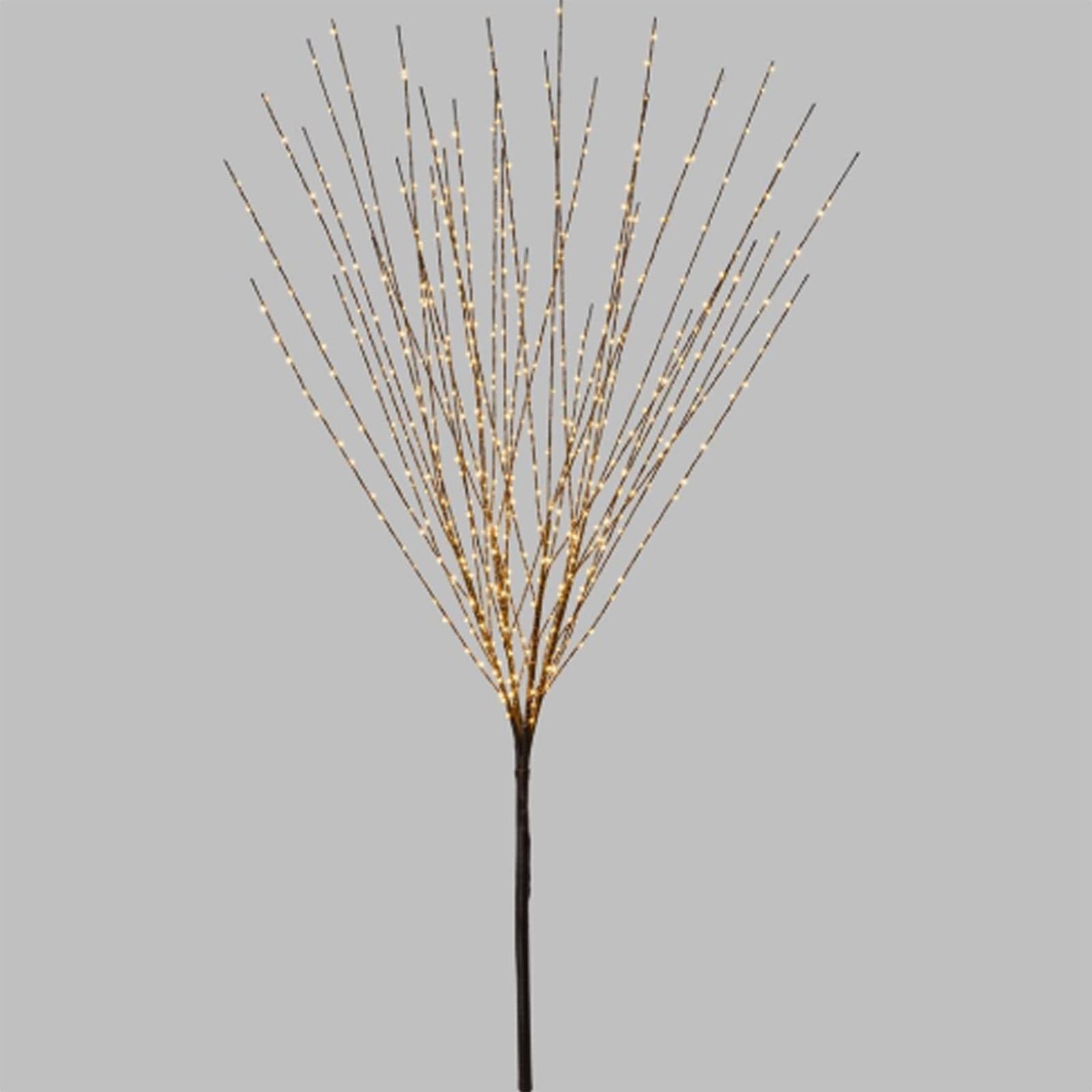 Luci di natale micro led ramo sferico decorazione rame 576 led luce calda 180 cm esterno - 4