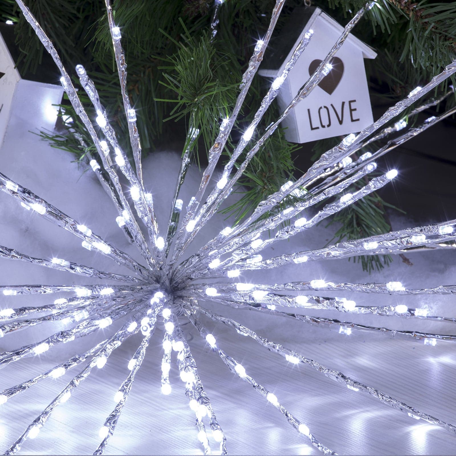 Ramo sferico "TWIGball" decorazione natalizia per esterno con Led effetto Flash - 6