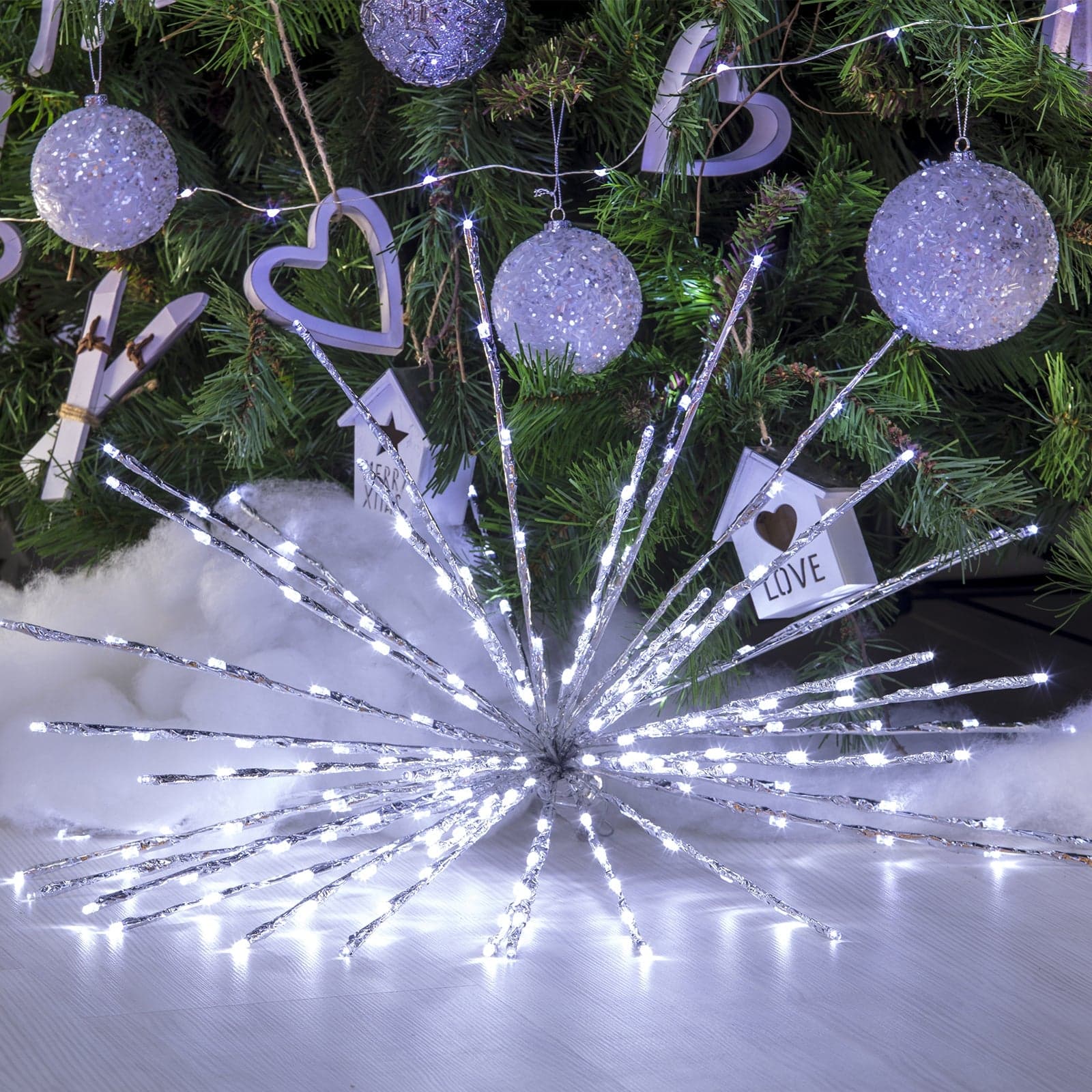 Ramo sferico "TWIGball" decorazione natalizia per esterno con Led effetto Flash - 7
