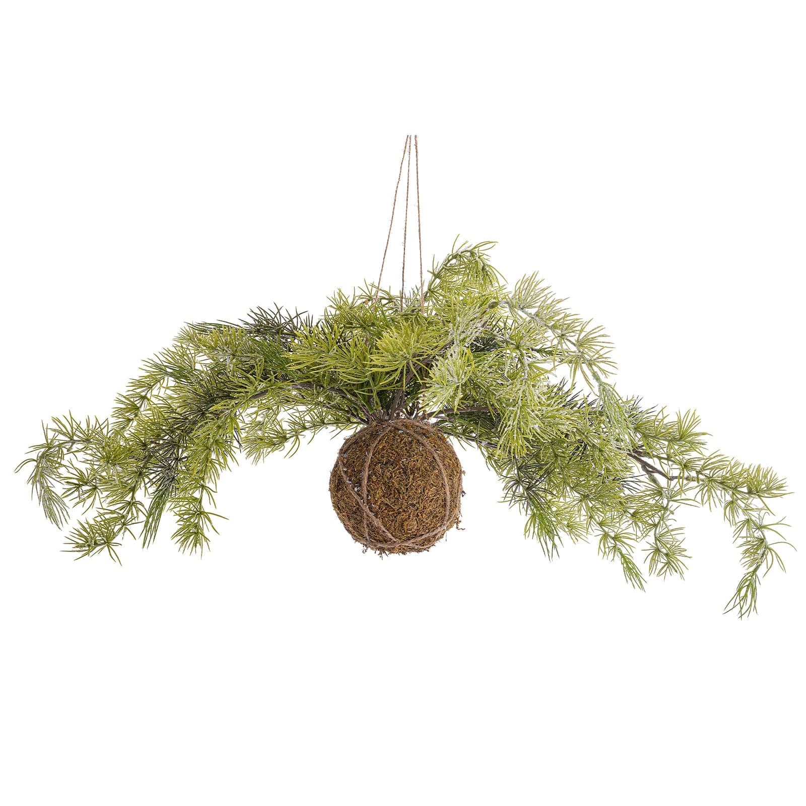 Decorazione a sfera in polistirolo e muschio artificiale Ø75 cm - 2