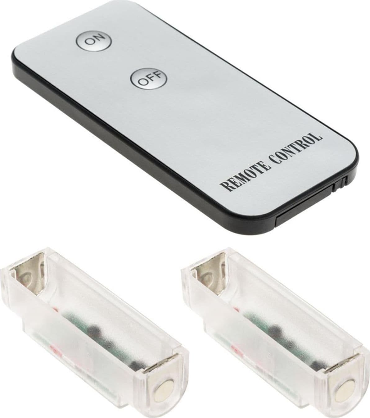 Telecomando opzionale per luci di natale a batteria con 2 ricevitori da interno - 2