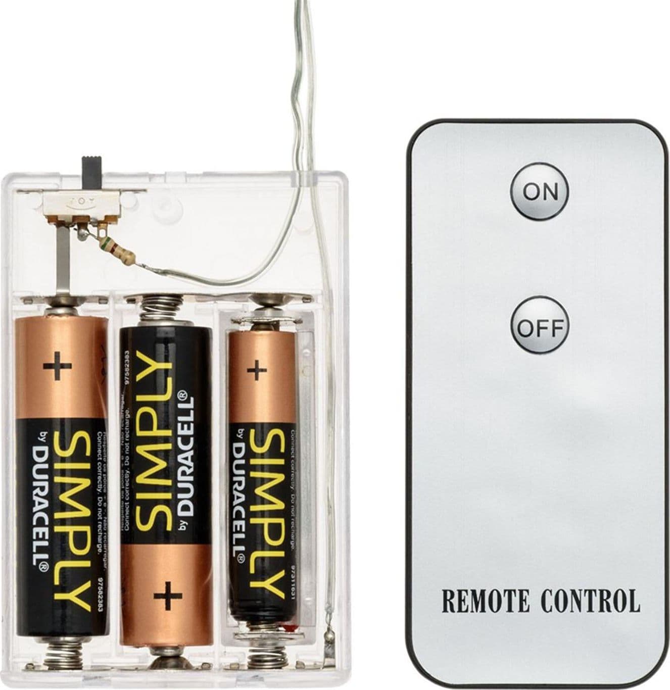 Telecomando opzionale per luci di natale a batteria con 2 ricevitori da interno - 3