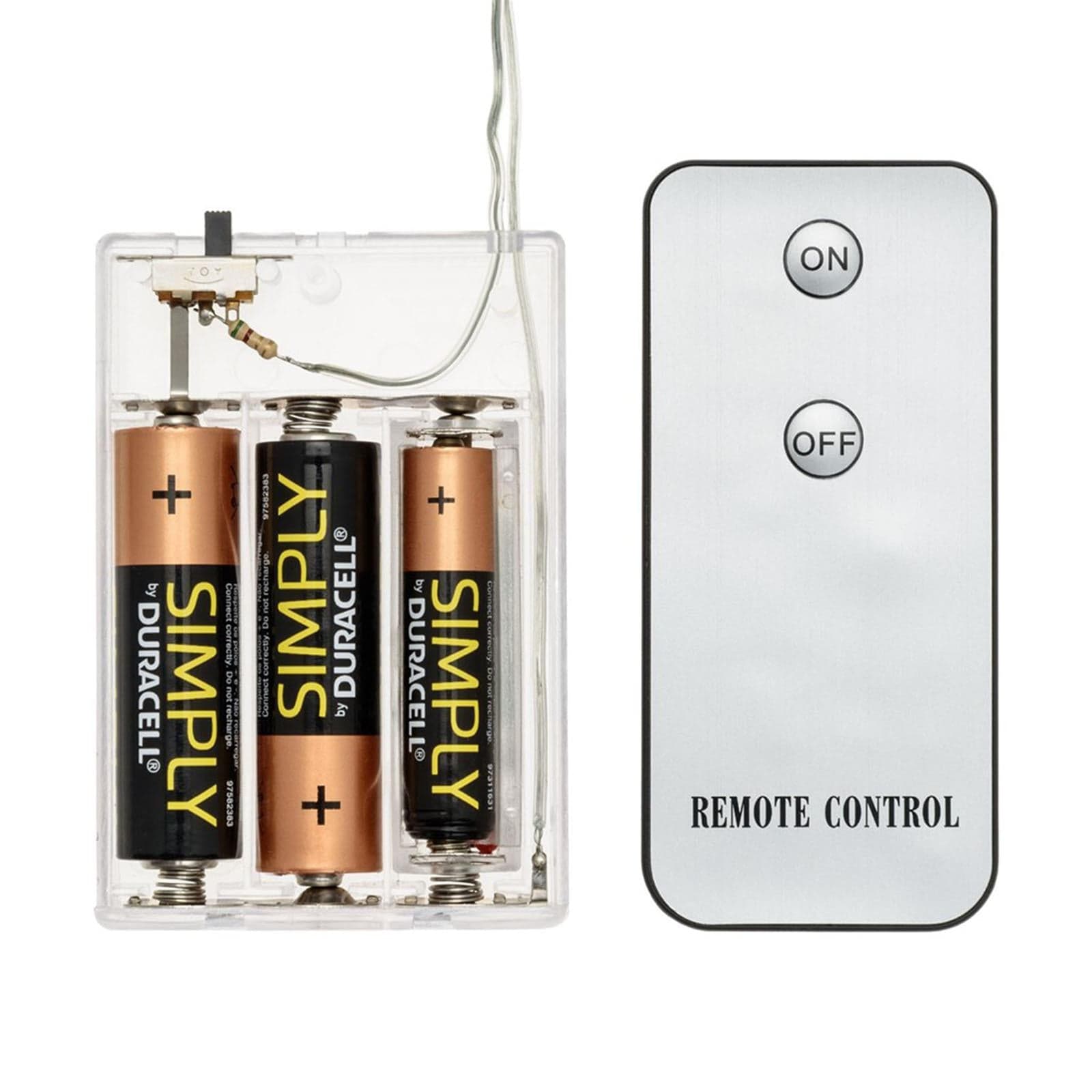 Telecomando opzionale per luci di natale a batteria con 2 ricevitori da interno - 3