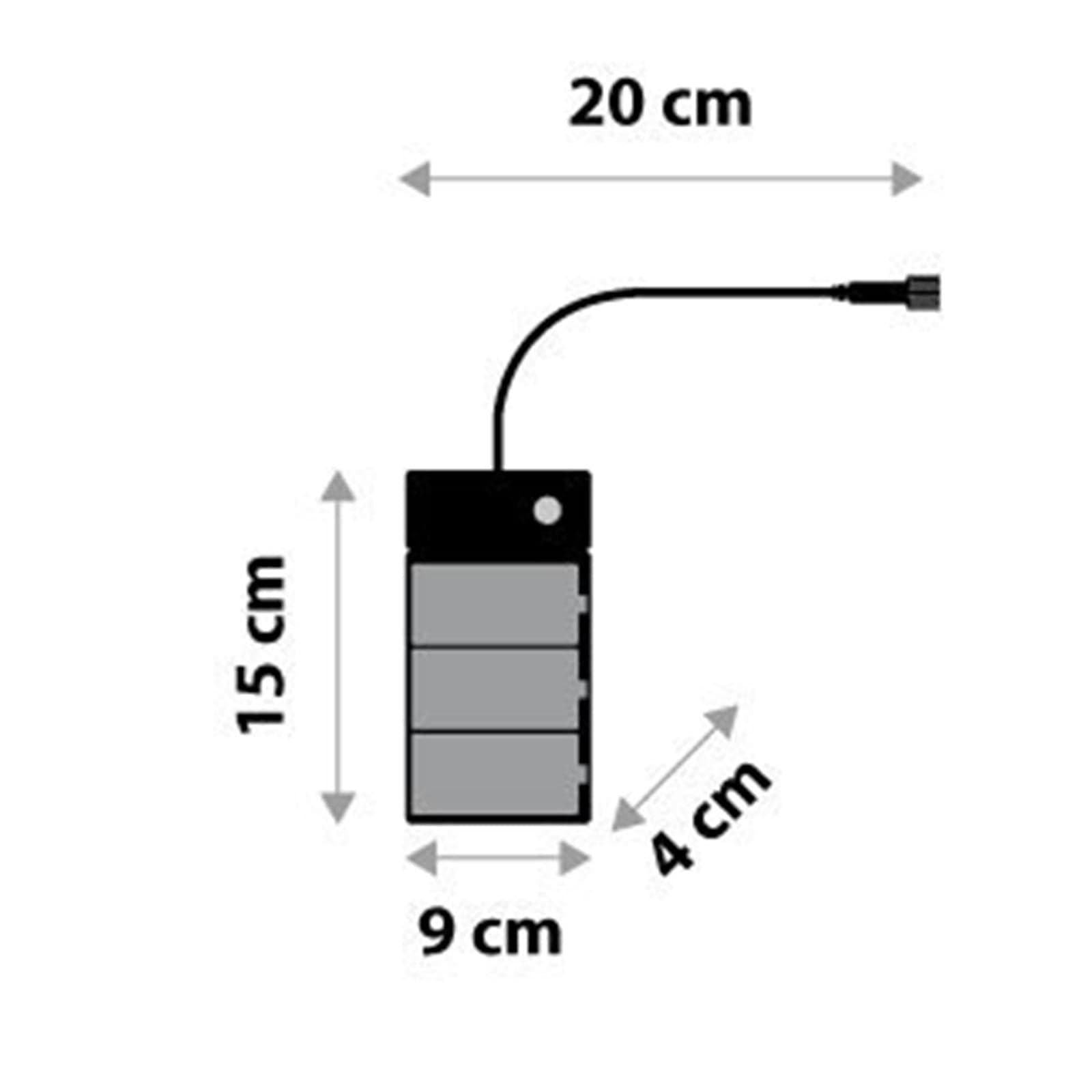 Trasformatore portapile con timer per catene led "PLB" da esterno - 3