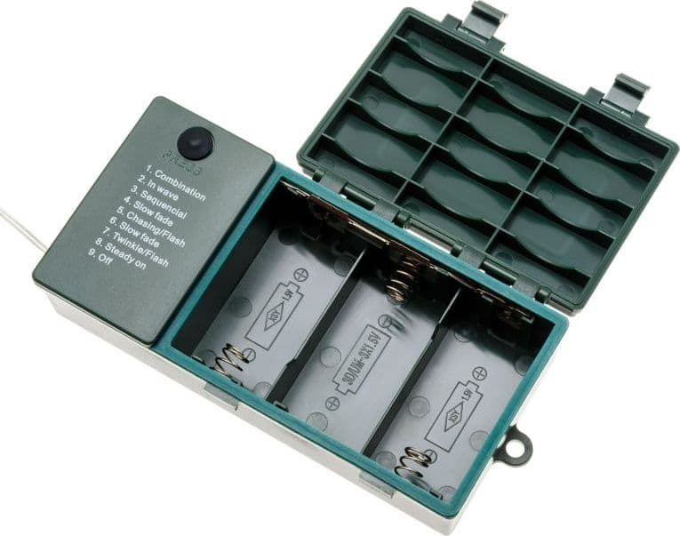 Porta batterie per catena lineare natalizia Smart Connect Plus con Timer - 2