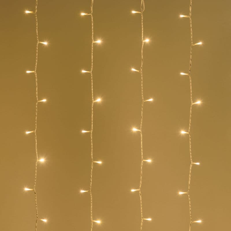Tenda luminosa SMART Connect a led cascata da interno ed esterno prolungabile - 2