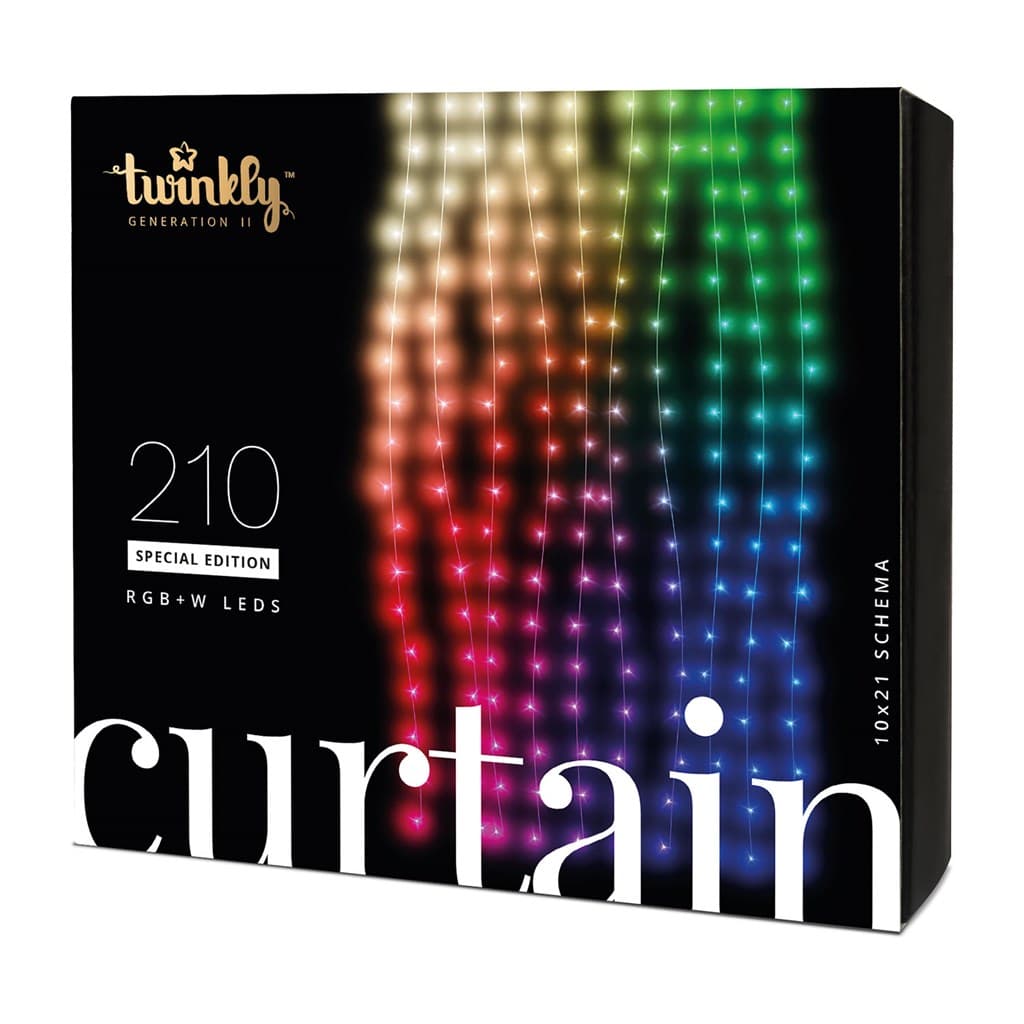 Tenda luminosa a Led Stalattite Twinkly RGB e Bianco caldo, 1 x h 2,1 metri - 7
