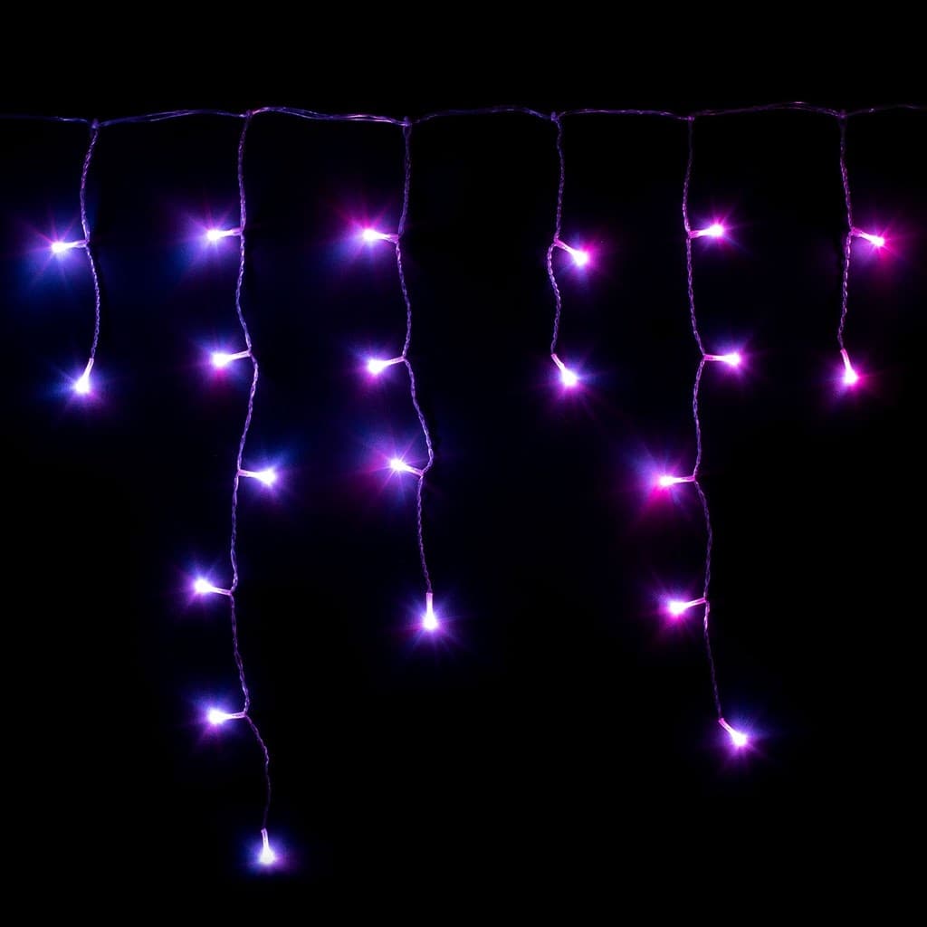 Tenda luminosa a Led Stalattite Twinkly RGB e Bianco caldo, 5 x h 0,6 metri - 5