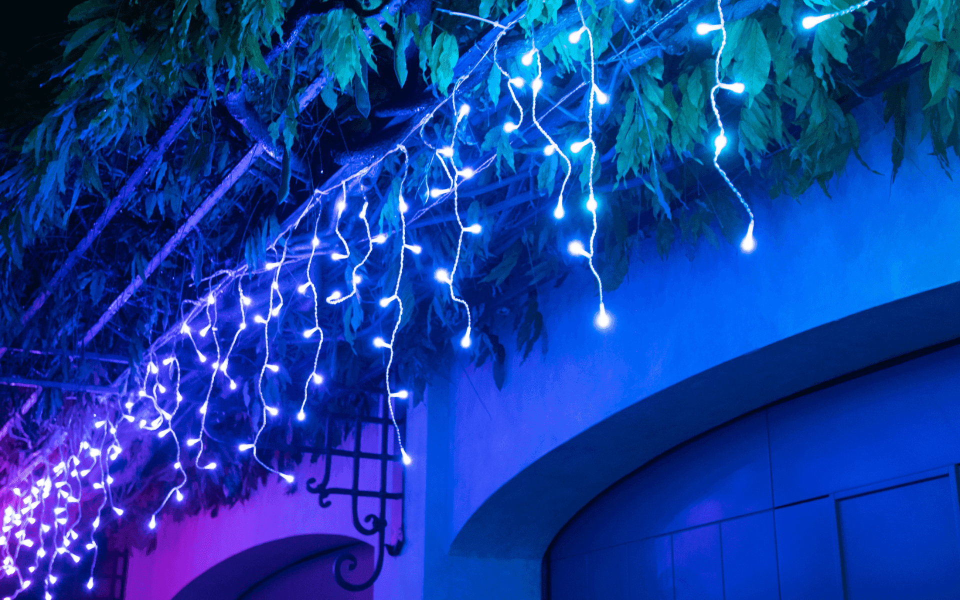 Tenda luminosa a Led Stalattite Twinkly RGB e Bianco caldo, 5 x h 0,6 metri - 8