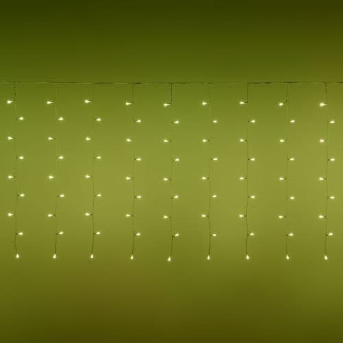 Tenda luminosa 180 led multicolor di Natale cascata da interno ed esterno 400 cm - 6