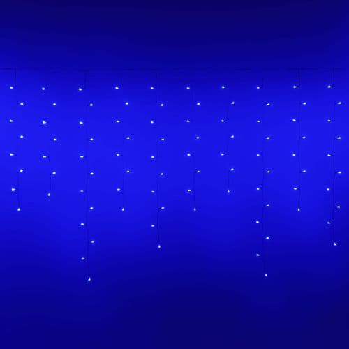 Tenda luminosa 225 led multicolor di Natale cascata da interno ed esterno 500 cm - 6