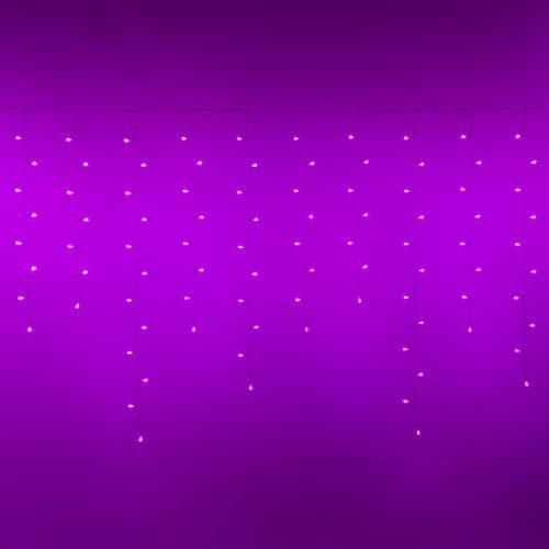 Tenda luminosa 225 led multicolor di Natale cascata da interno ed esterno 500 cm - 8