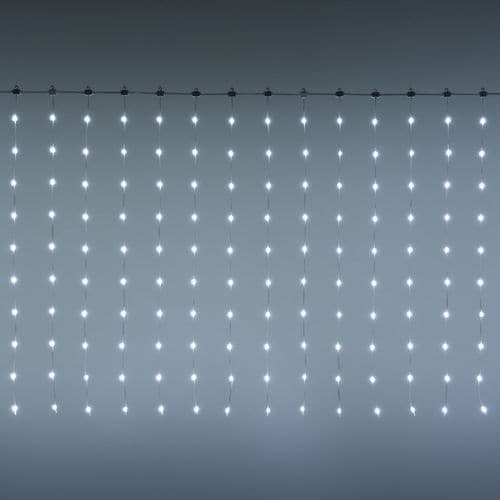 Tenda luminosa 300 luci pixel led di Natale cascata da interno ed esterno 300 cm - 5