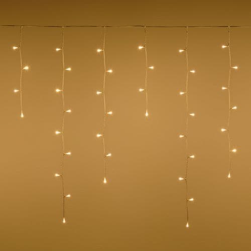 Cascata luci con led per esterno decorazione natalizie 360 cm - 2