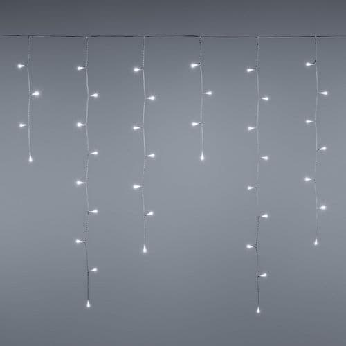 Cascata luci con led per esterno decorazione natalizie 360 cm - 3