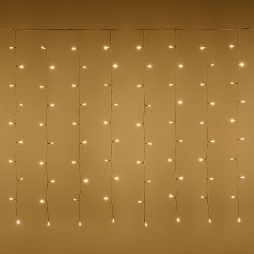 Cascata luci con led per esterno decorazione natalizie 320 cm - 4