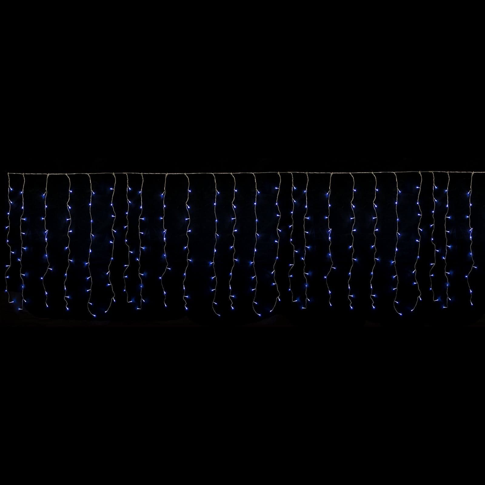 Tenda luminosa decorazione natalizia con led e giochi di luci per uso interno ed esterno - 4