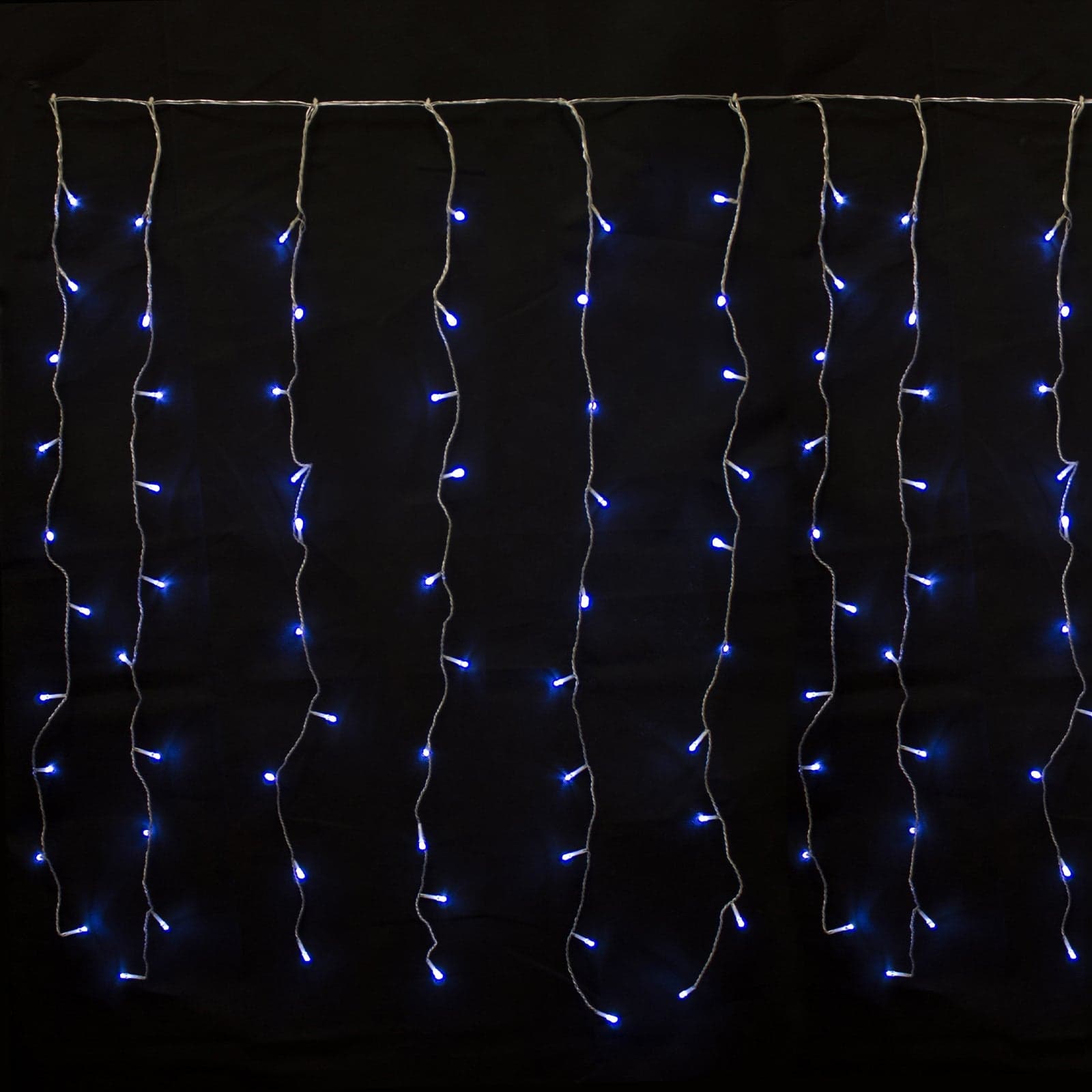 Tenda luminosa decorazione natalizia con led e giochi di luci per uso interno ed esterno - 6