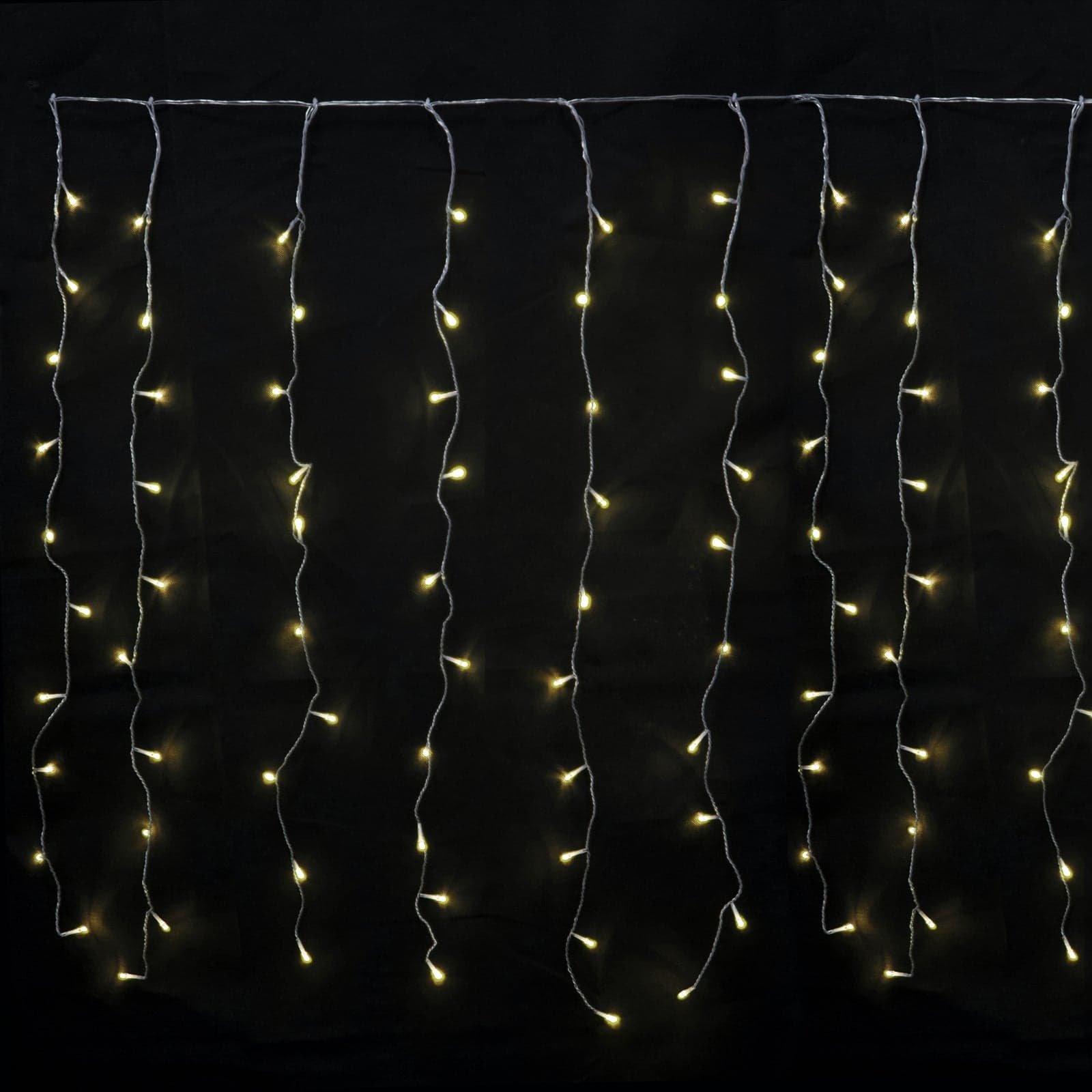 Tenda luminosa decorazione natalizia con led e giochi di luci per uso interno ed esterno - 7