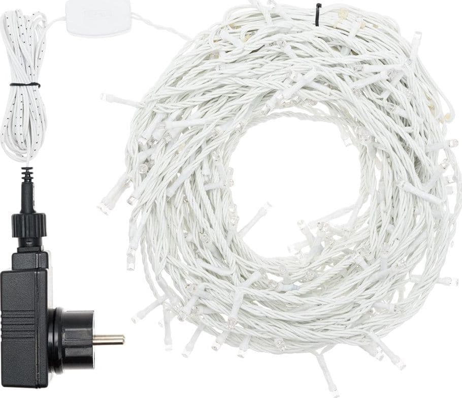 Cascata luminosa stalattite Crazy RGB con 180 led multicolor ad effetto flash per esterno - 4