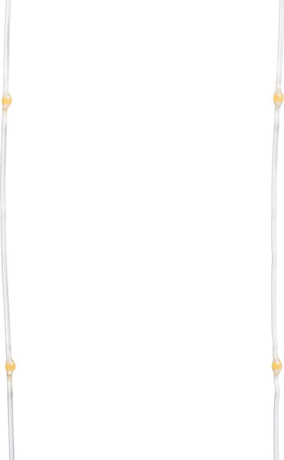 Cascata luce calda con micro led per esterno decorazione natalizie 4 m - 3
