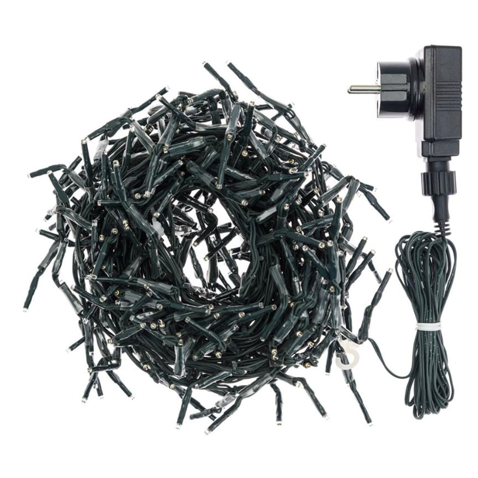 Cascata luce calda a led per esterno luci decorazione natale natalizie movimento 10 mt - 7
