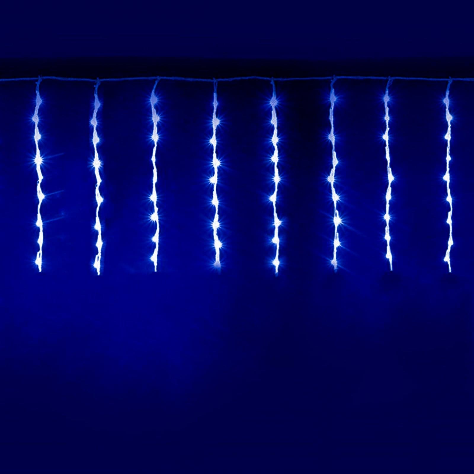 Cascata luminosa per esterno stalattite a led, decorazioni di natale in movimento 300 x h 35 cm - 3