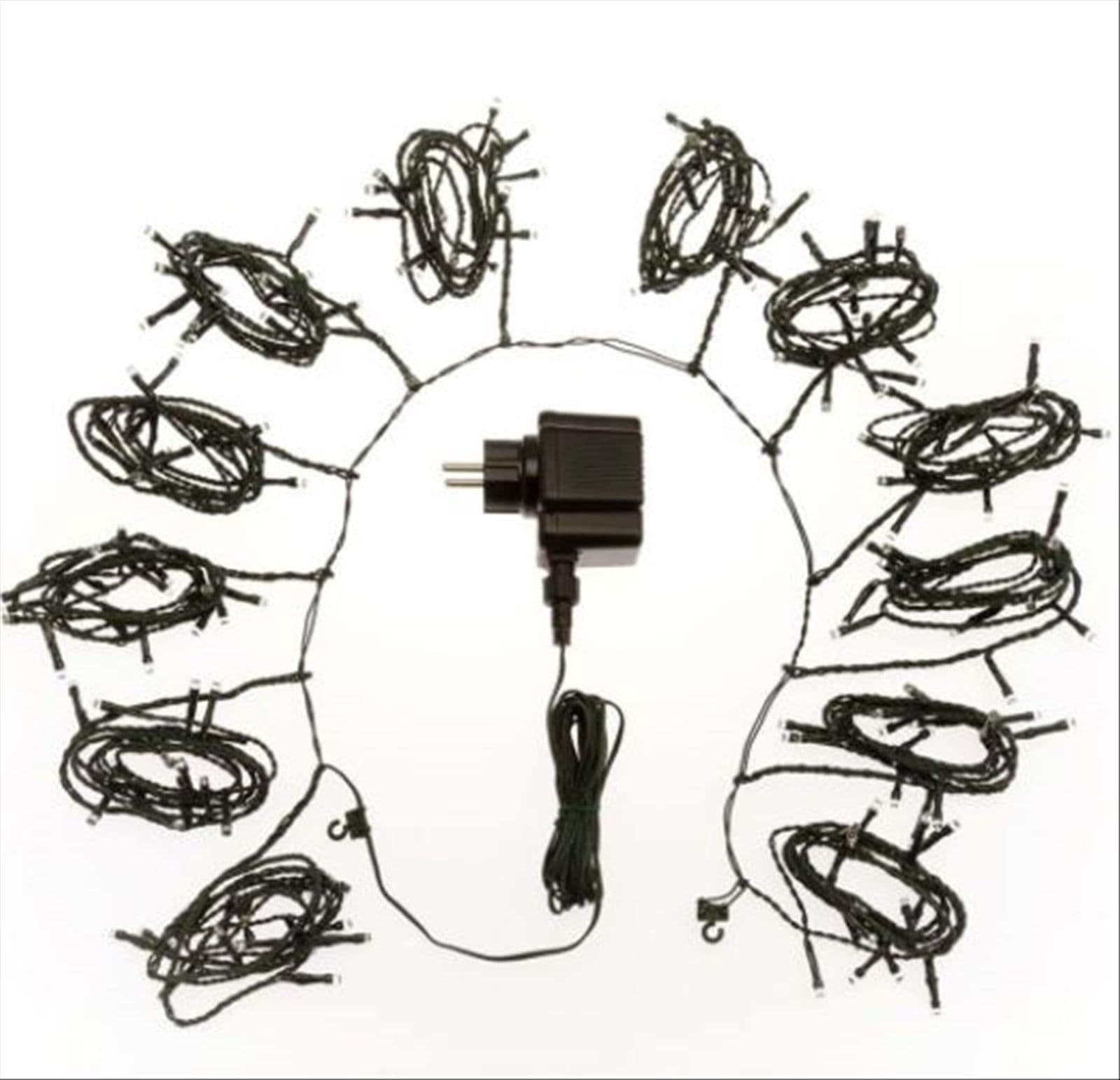 Tenda mantello per albero luci 180 led luce fredda per alberi 180 cm da esterno - 3