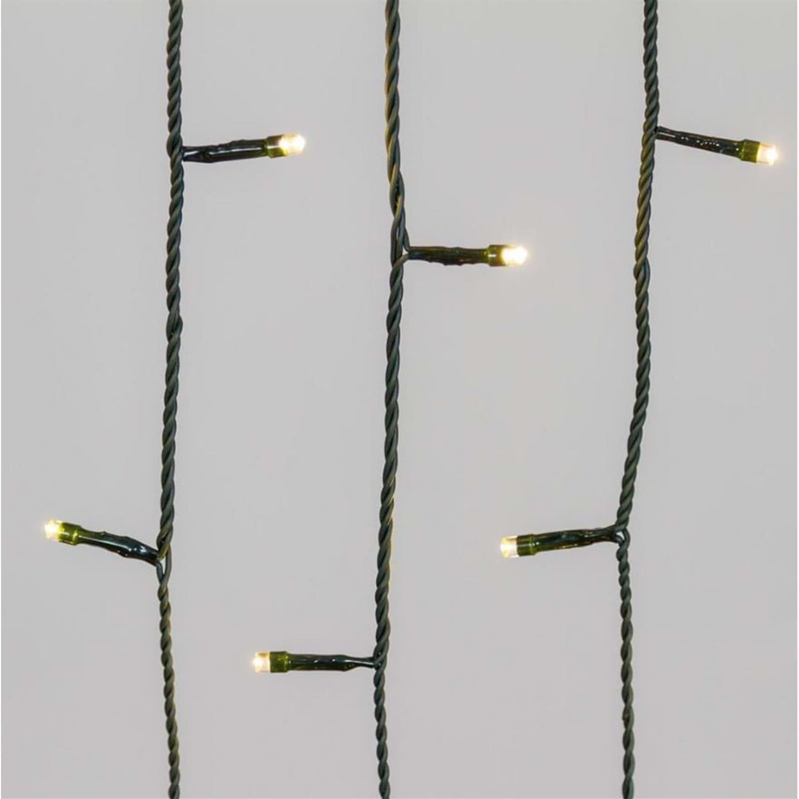 Tenda mantello per albero luci 120 led luce calda per alberi 150 cm da esterno - 2