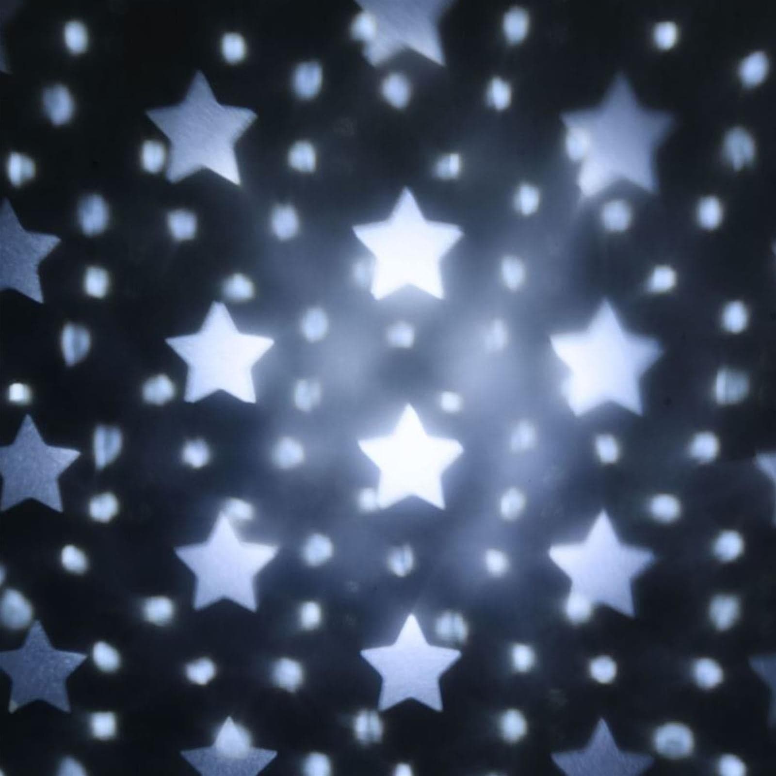 Proiettore natalizio led nevicata fiocco di neve natale disegno movimento luce fredda esterno - 6
