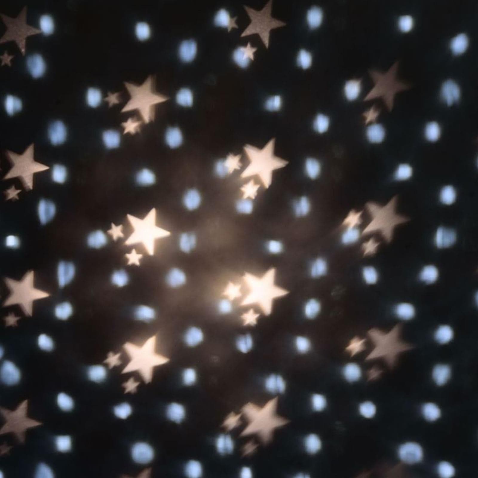 Proiettore natalizio led nevicata fiocco di neve natale disegno movimento luce fredda esterno - 7