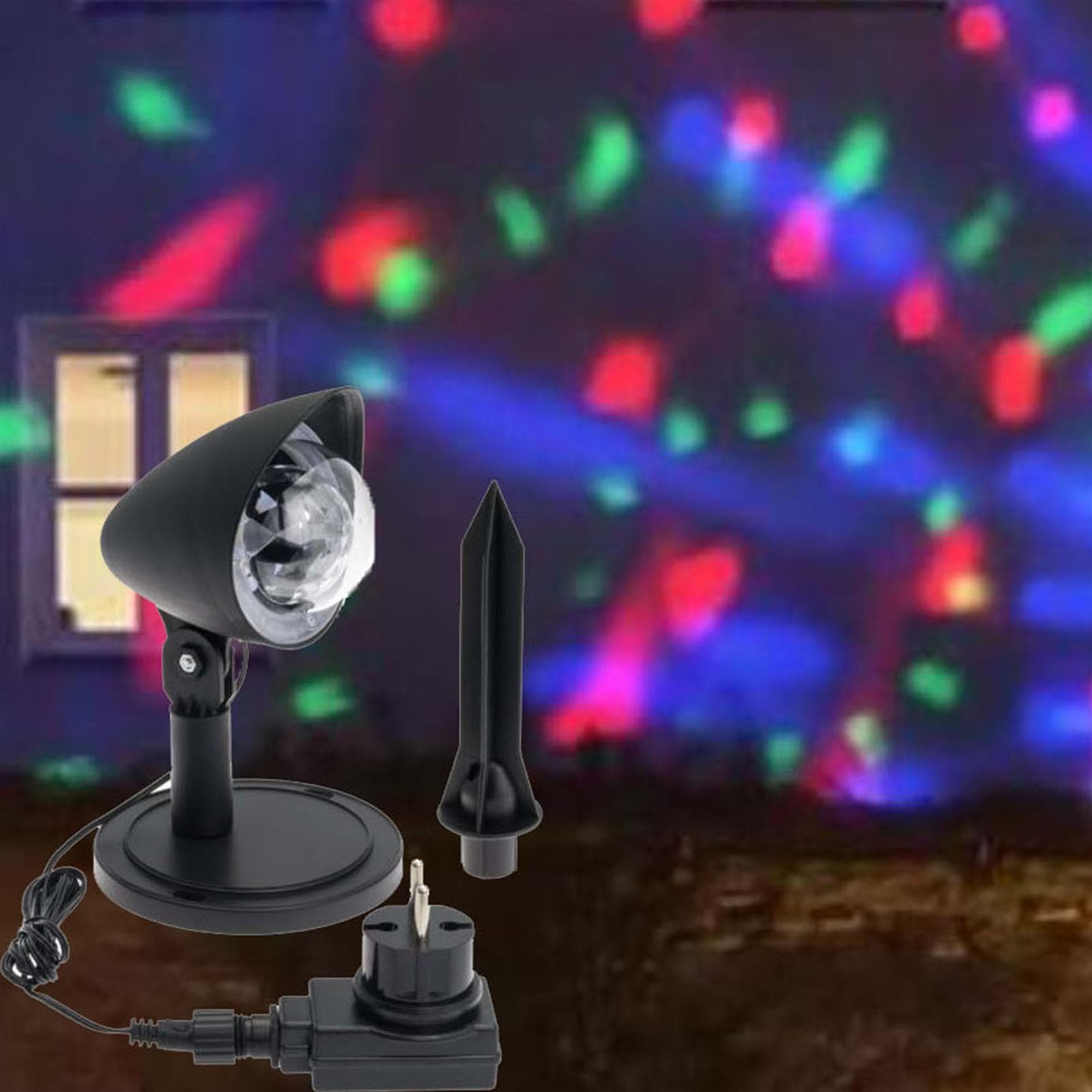 Proiettore a led per esterno ed interno Caleidoscopio  decorazione natalizia - 2